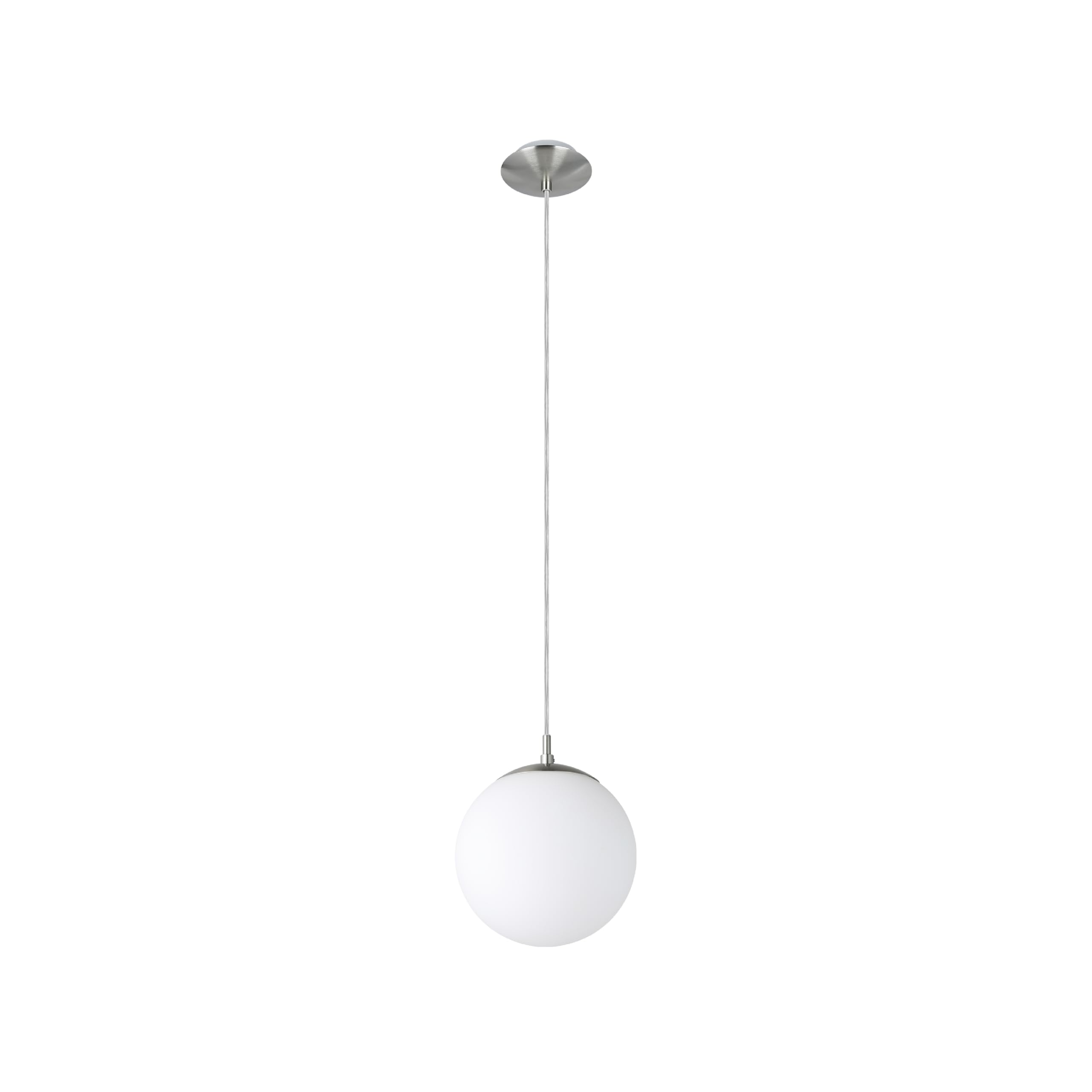 eglo-rondo-pendellampe-kugel-silber-wei-e27-20-cm image 1