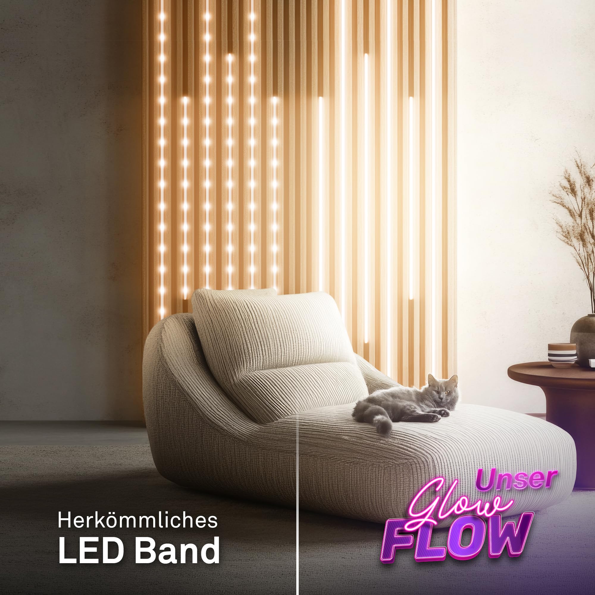 briloner-pimp-your-panel-cob-led-streifen-starterset-3000k-warmwei-2-6m image 2
