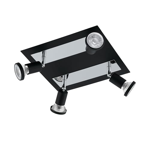 eglo-sarria-led-deckenstrahler-4-flammig-schwarz-chrom-gu10-warmwei image 6