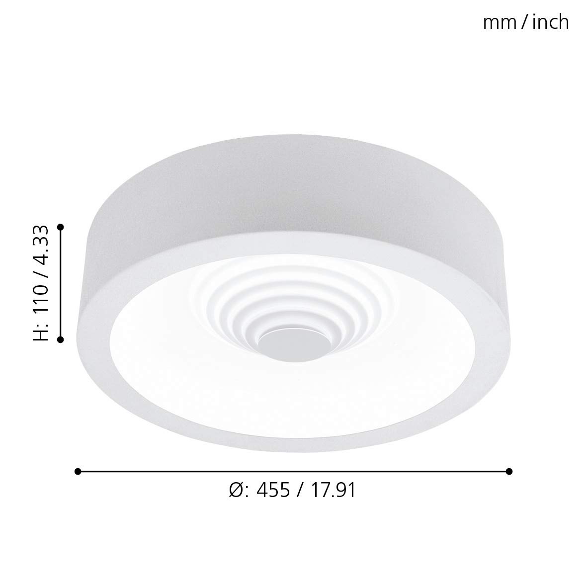 eglo-leganes-led-deckenleuchte-rund-45-5-cm-dimmbar-wei image 4