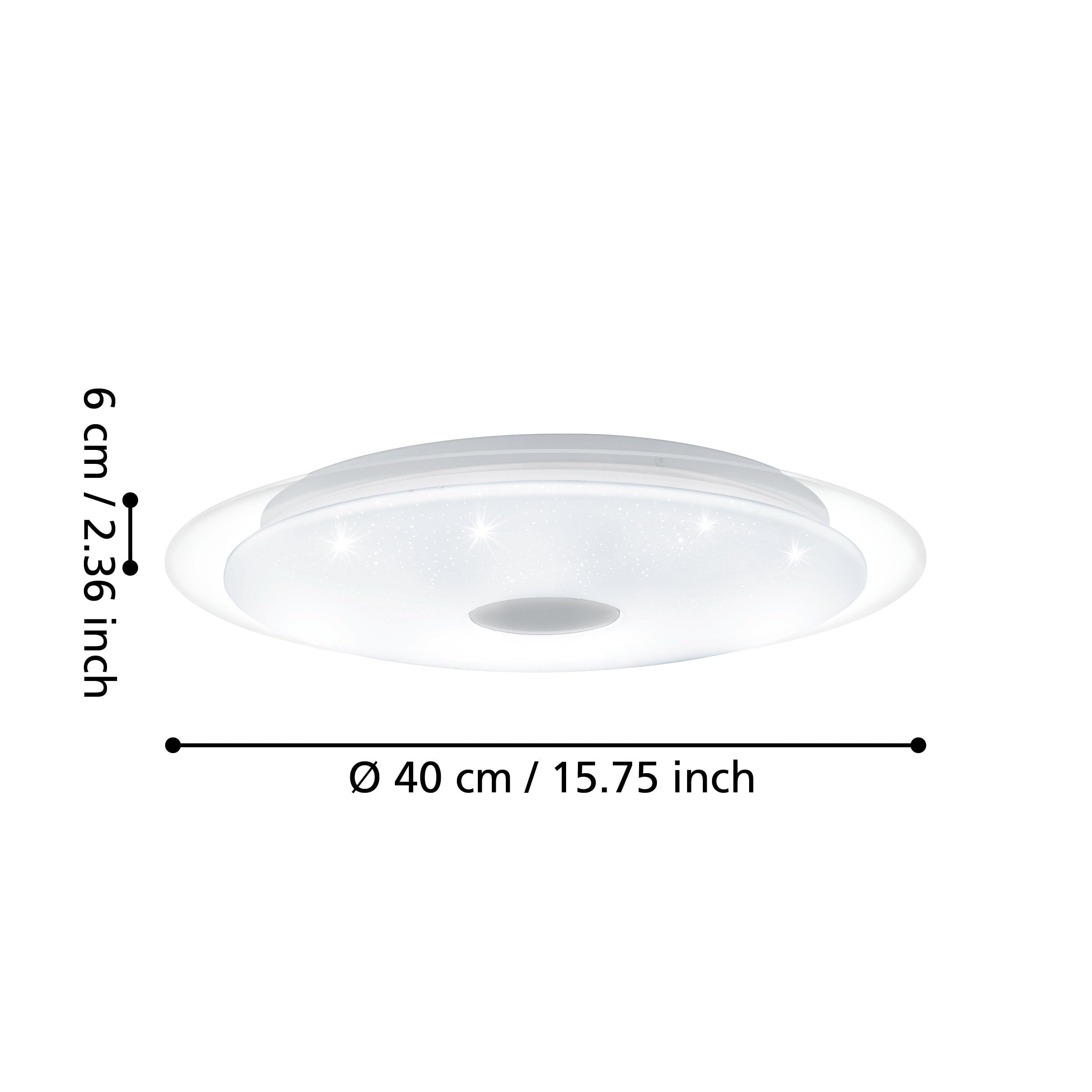 eglo-led-deckenleuchte-lanciano-1-40-cm-mit-fernbedienung-und-kristall-effekt image 4
