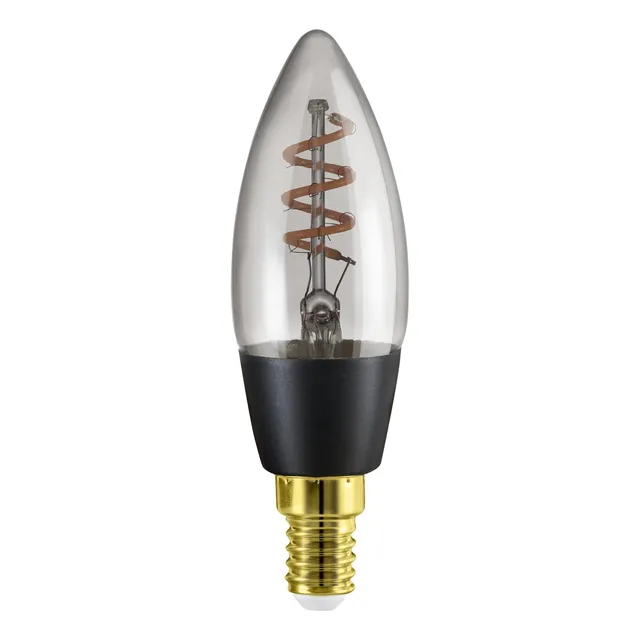 eglo-connect-z-smart-home-led-e14-c35-kerze-vintage-rauchglas-schwarz-4w image 1