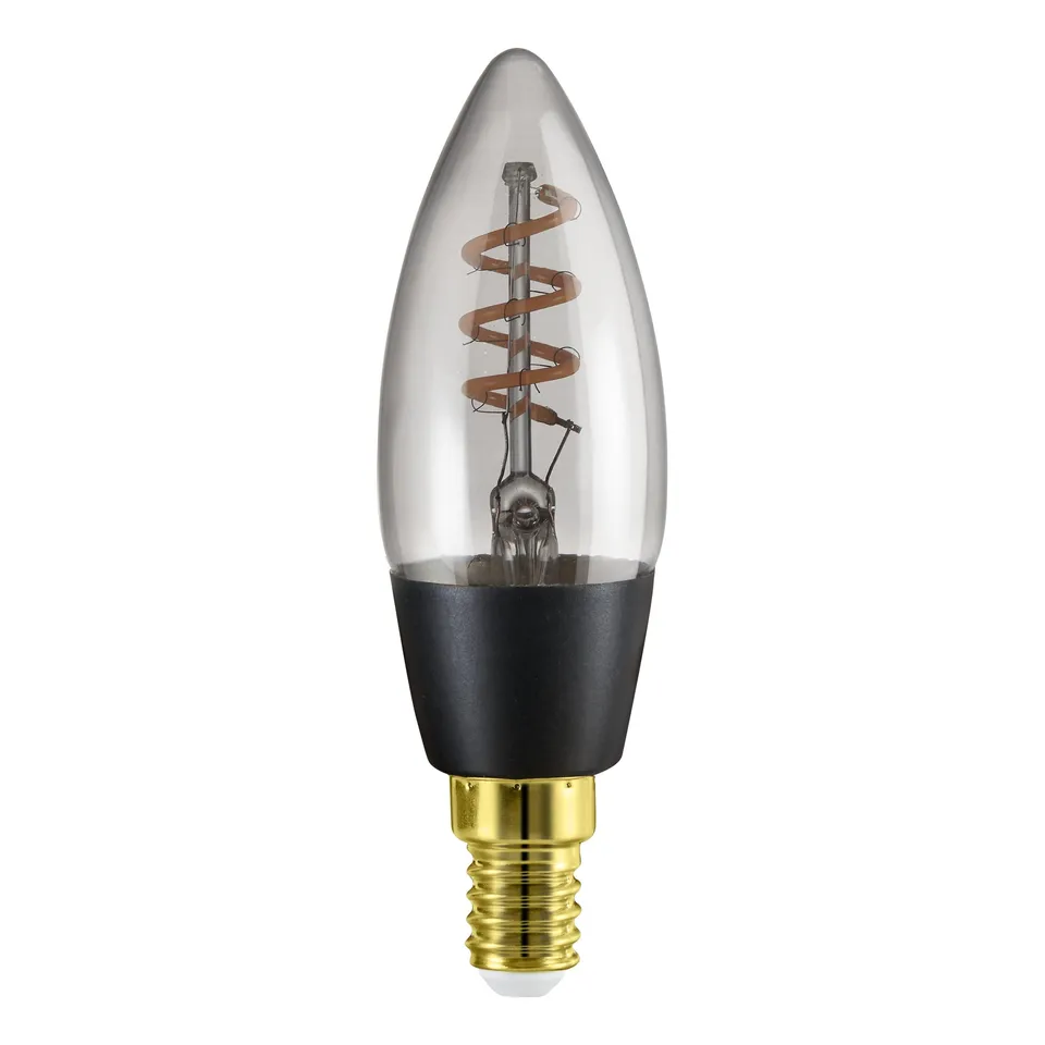 eglo-connect-z-smart-home-led-e14-c35-kerze-vintage-rauchglas-schwarz-4w image 1