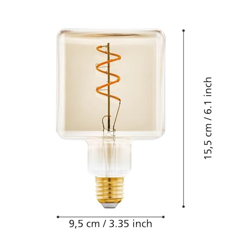 eglo-led-e27-vintage-spiral-cube-9-5-cm-deko-gl-hbirne-dimmbar-4w-warmwei image 8