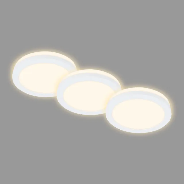 briloner-3er-set-bad-einbaustrahler-led-warmwei-mit-aufsatzrahmen-wei-84x36-5-mm image 1