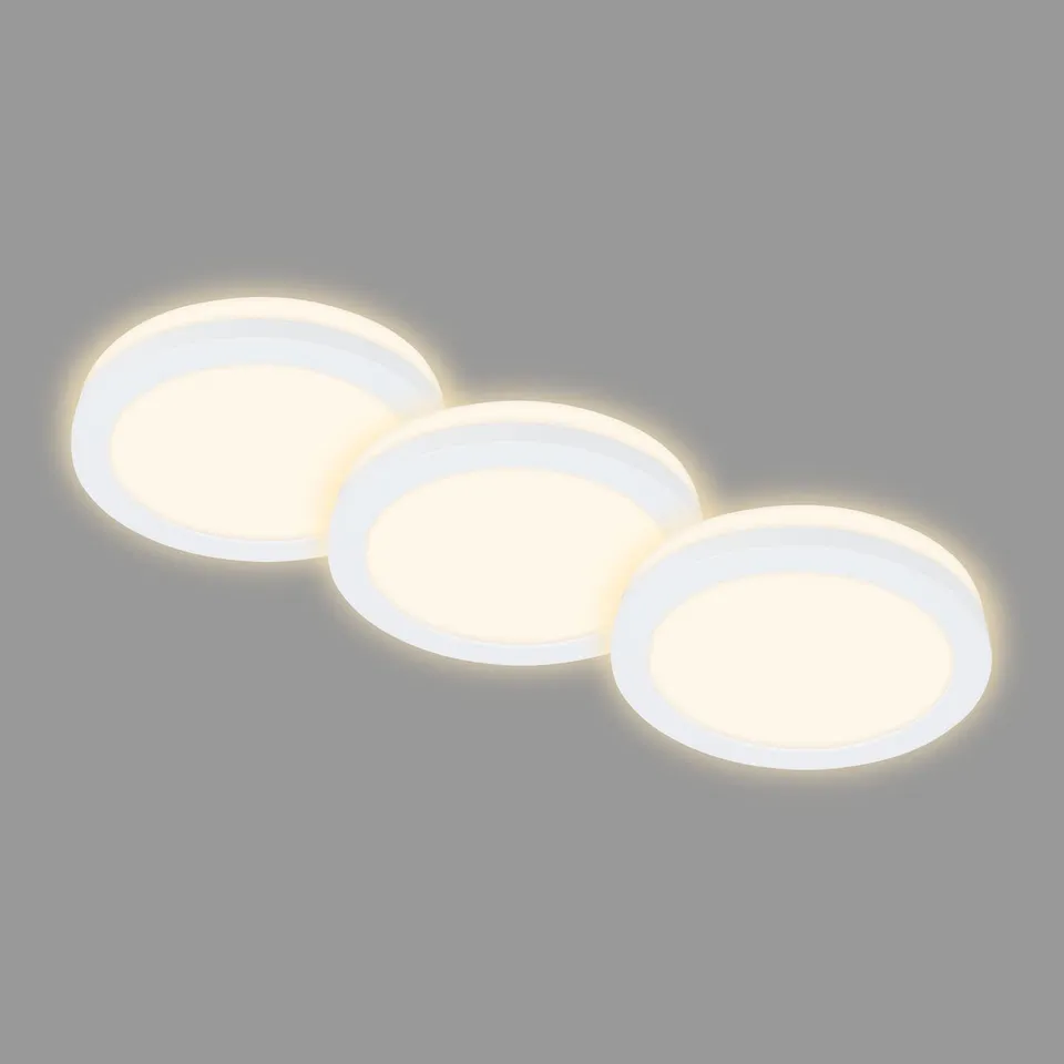 briloner-3er-set-bad-einbaustrahler-led-warmwei-mit-aufsatzrahmen-wei-84x36-5-mm image 1
