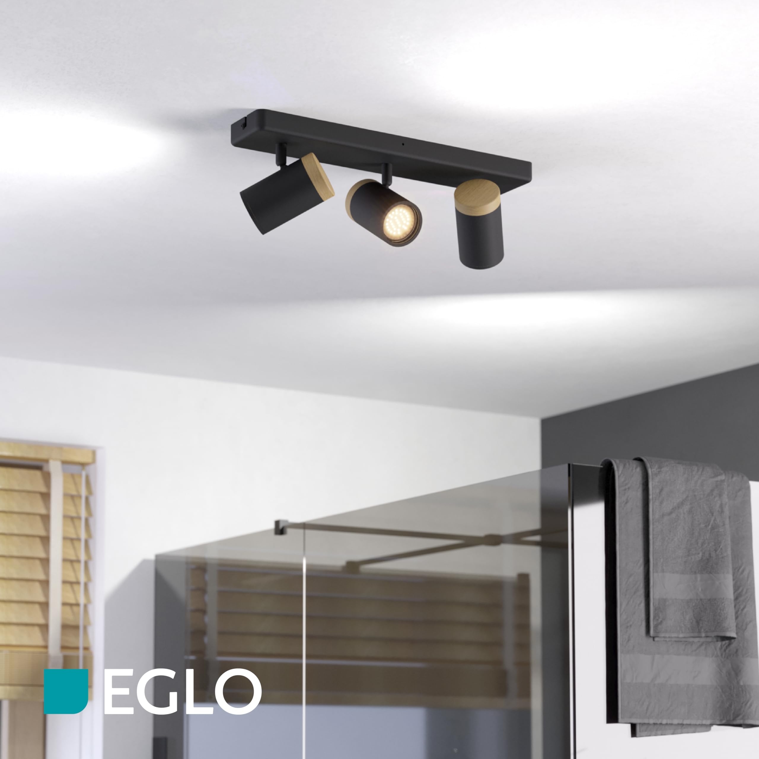 eglo-consuma-deckenlampe-3-flammig-spotbalken-gu10-ip44-stahl-schwarz-mit-holz image 4