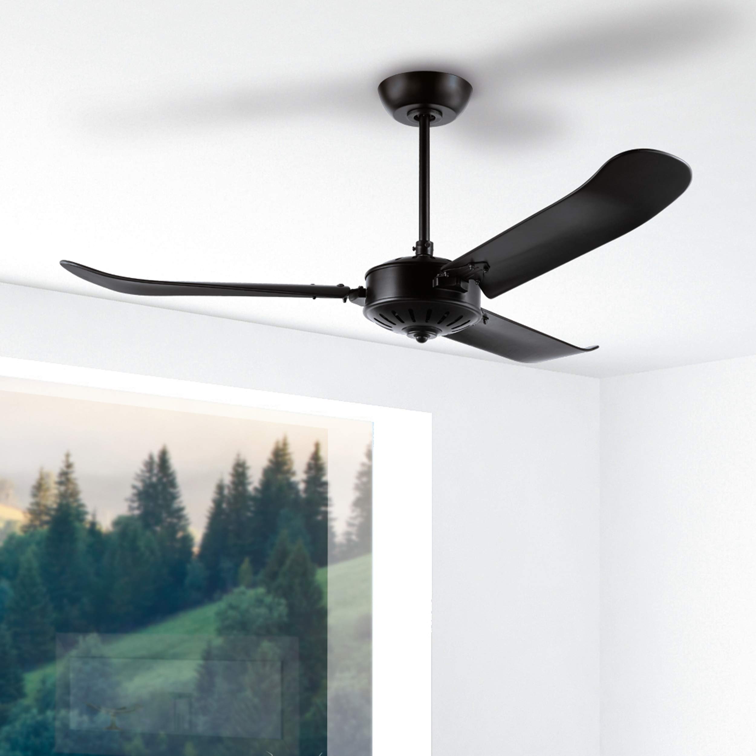 eglo-hoi-an-deckenventilator-137-cm-3-fl-gel-ventilator-schwarz-matt-mit-fernbed image 3
