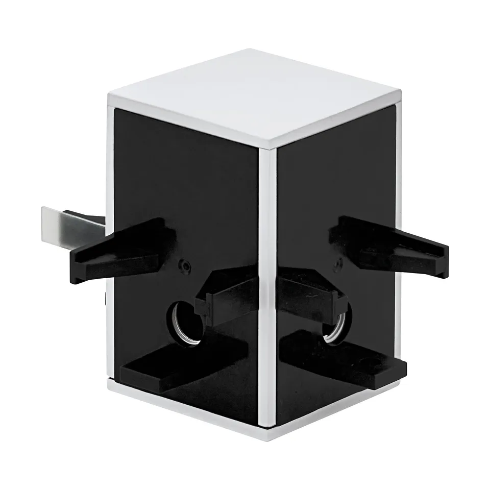 eglo-track-pro-tp-cube-connector-4-wege-verbinder-schwarz-wei-6-1-cm image 1