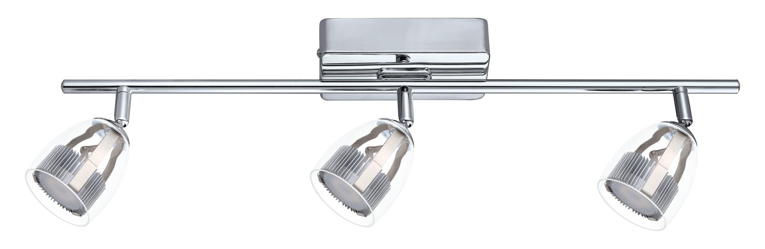 eglo-pecero-led-deckenstrahler-58-cm-chrom-transparent image 1