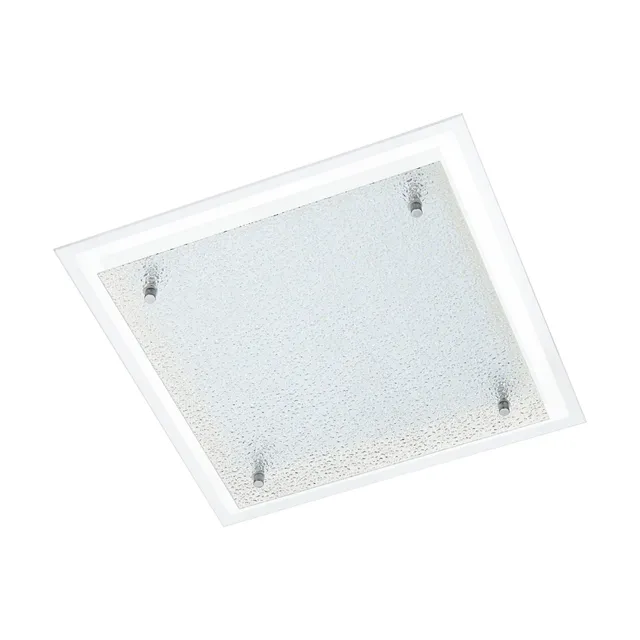 eglo-priola-led-deckenleuchte-38x38cm-wei-chrom-neutralwei-1700lm image 1