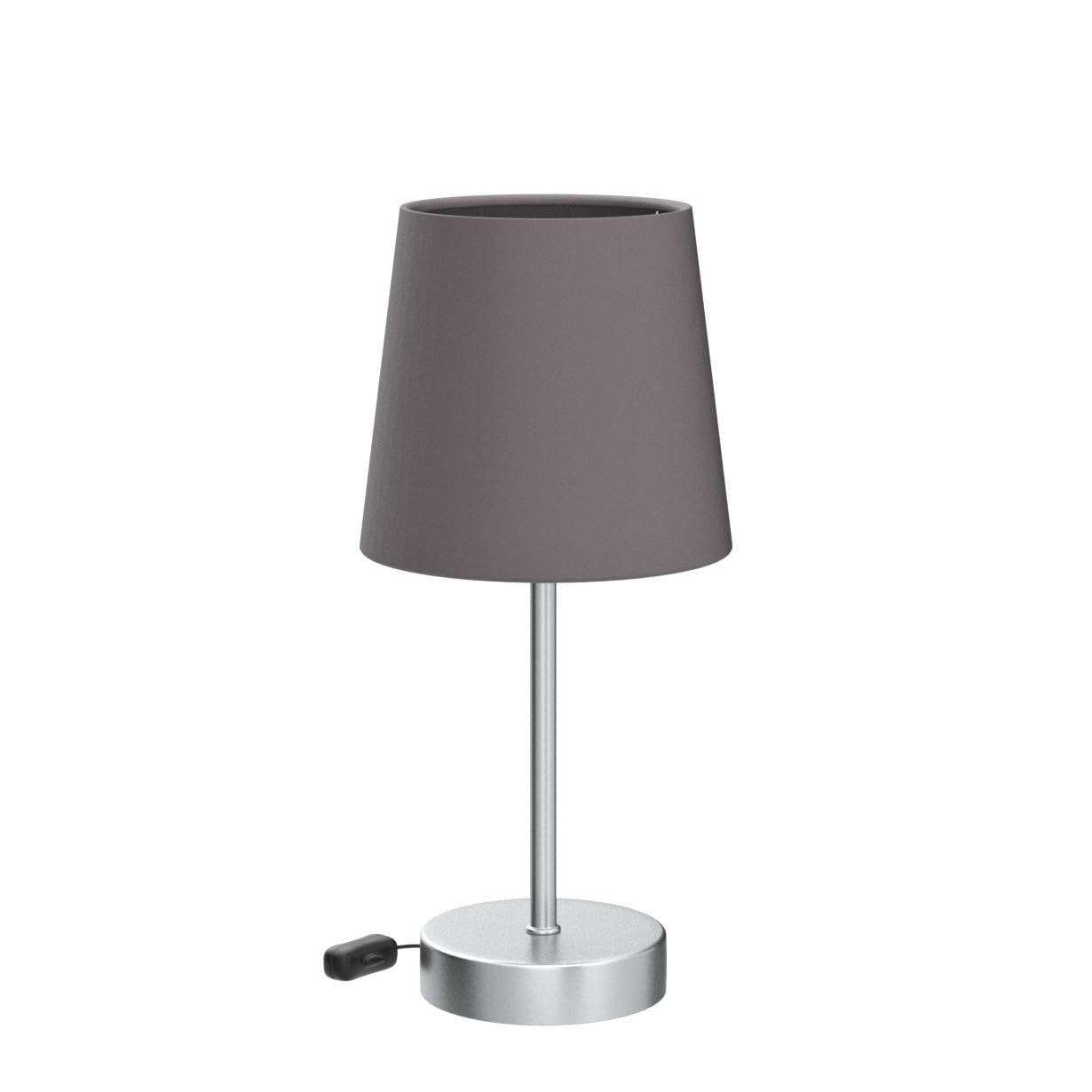 b-k-licht-nachttischlampe-e14-mit-stoffschirm-grau-30-8x10-cm image 4