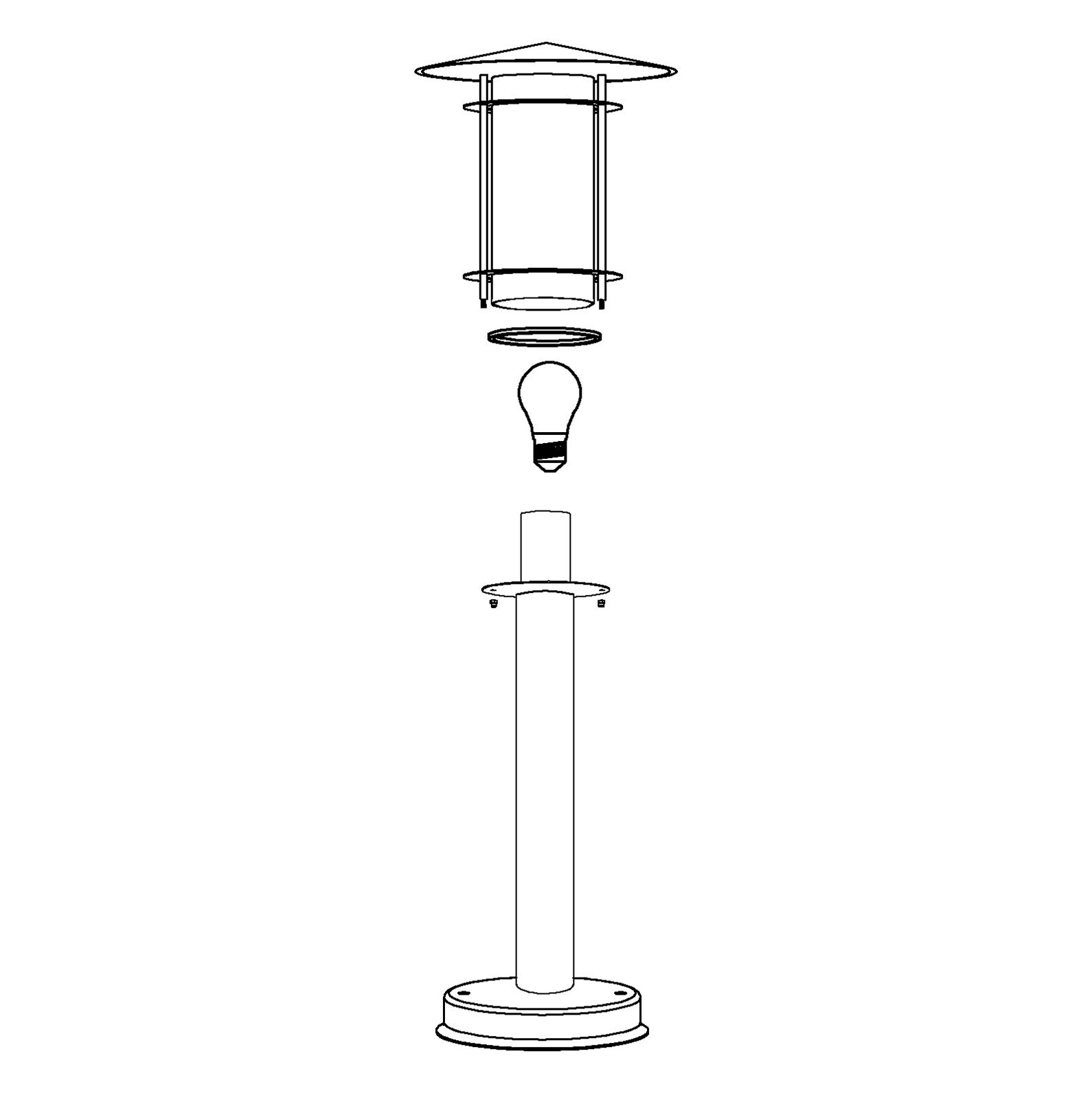 eglo-lisio-au-en-wegelampe-100-cm-e27-ip44-edelstahl-silber-glas-transparent image 7