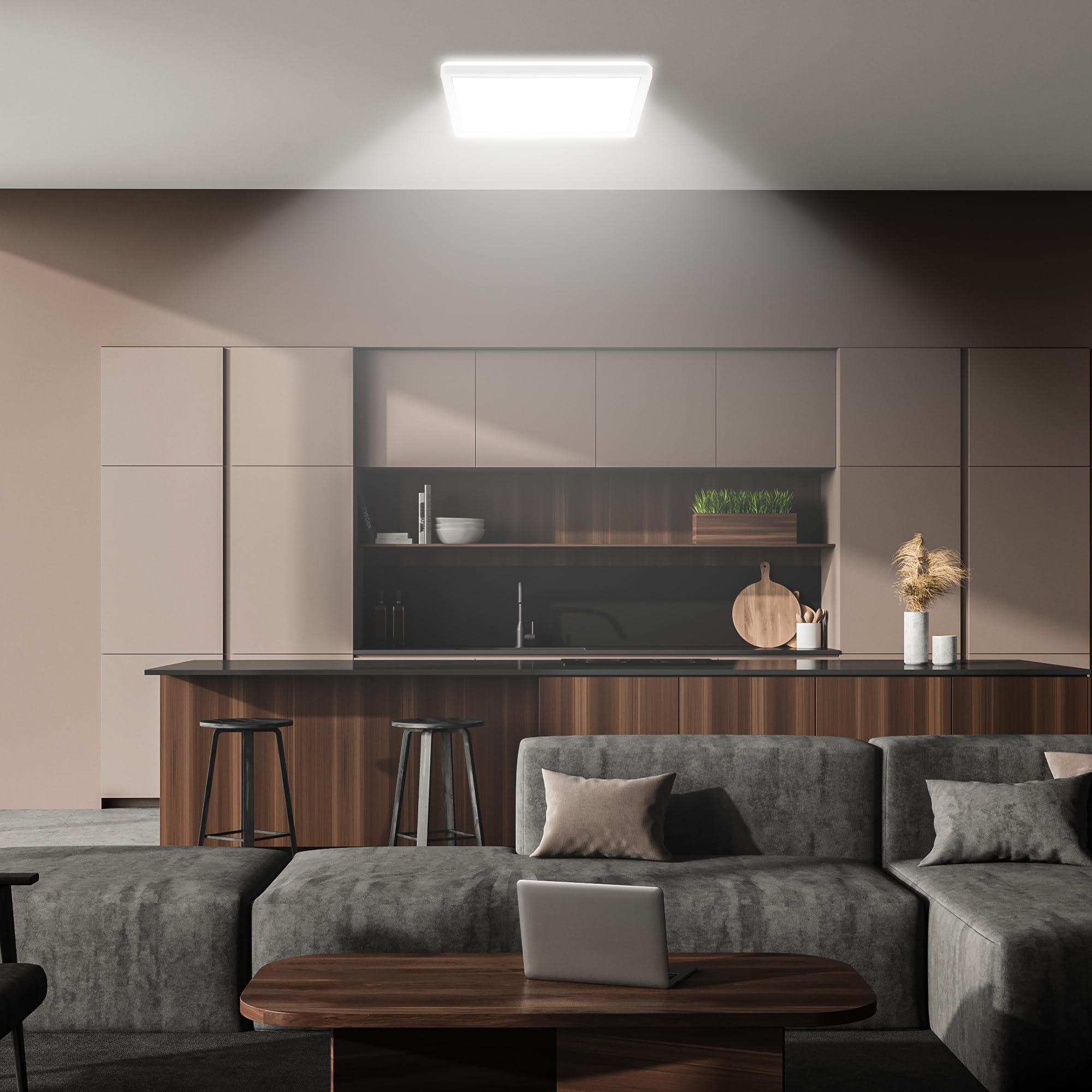 briloner-led-deckenlampe-29x29-cm-neutralwei-mit-backlight-flache-deckenleuchte- image 4