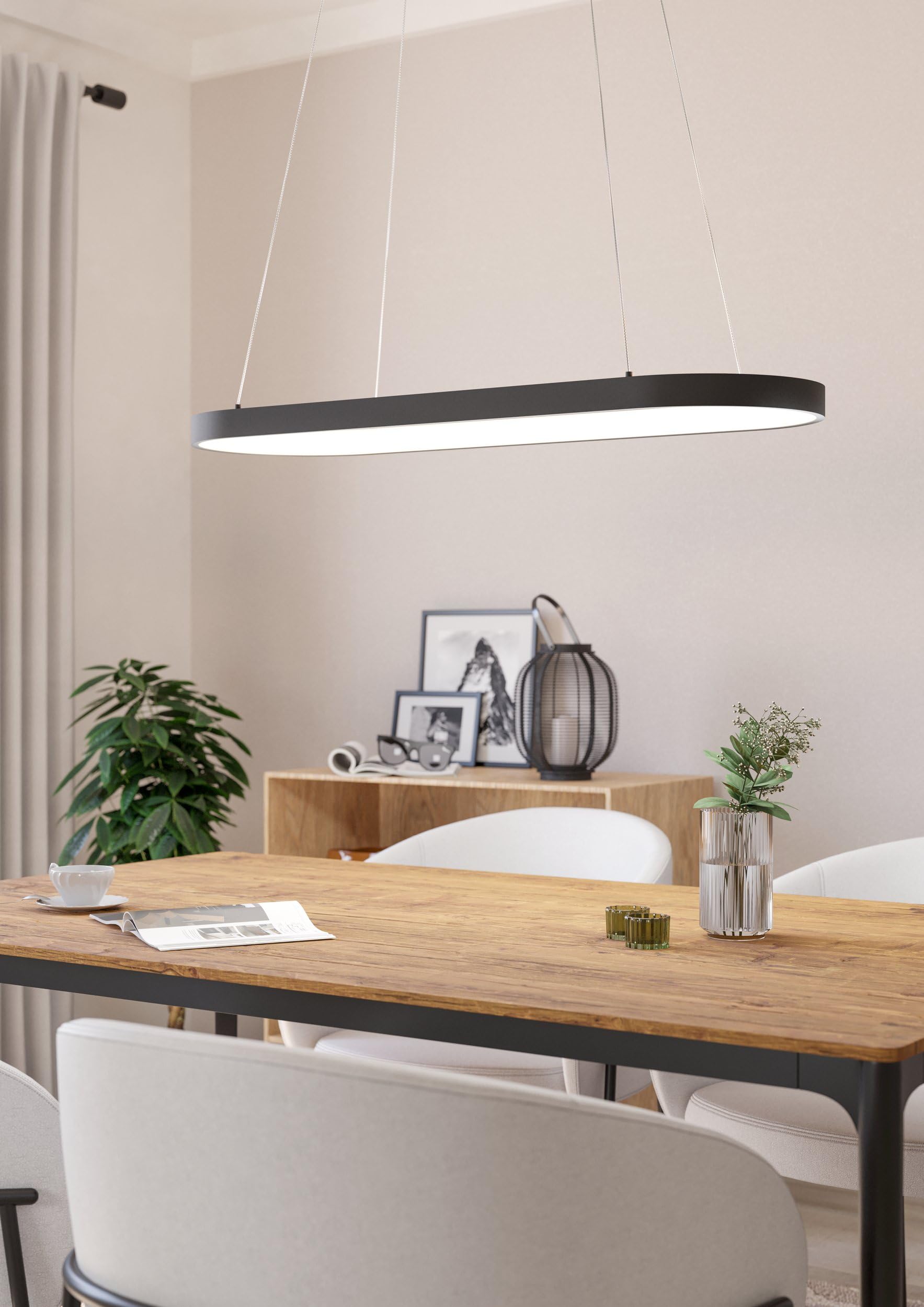 eglo-codriales-led-pendelleuchte-dimmbar-schwarz-wei-78-cm-3000-lm image 3