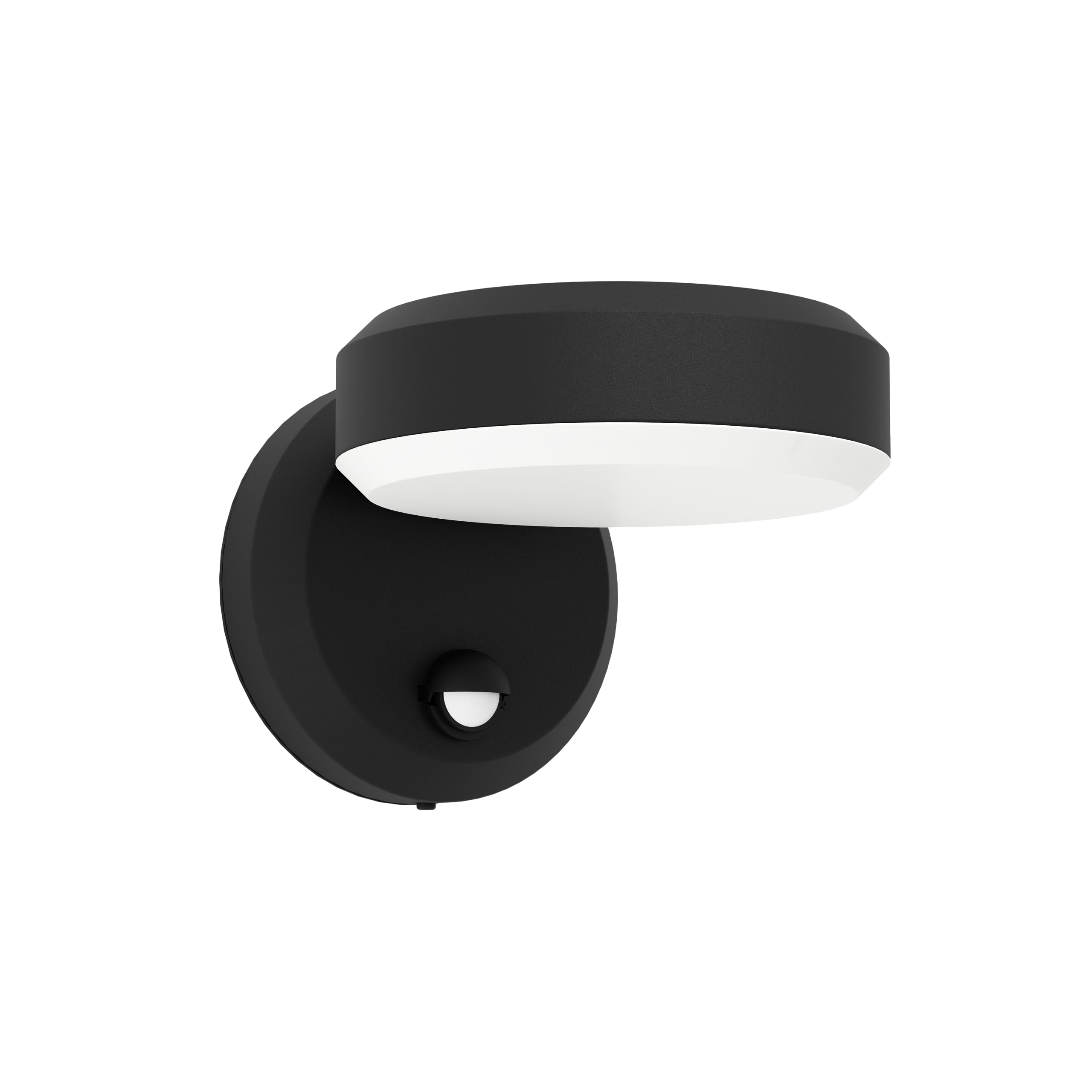 eglo-fornaci-led-au-enwandleuchte-mit-bewegungsmelder-schwarz-wei-ip44-3000k image 1