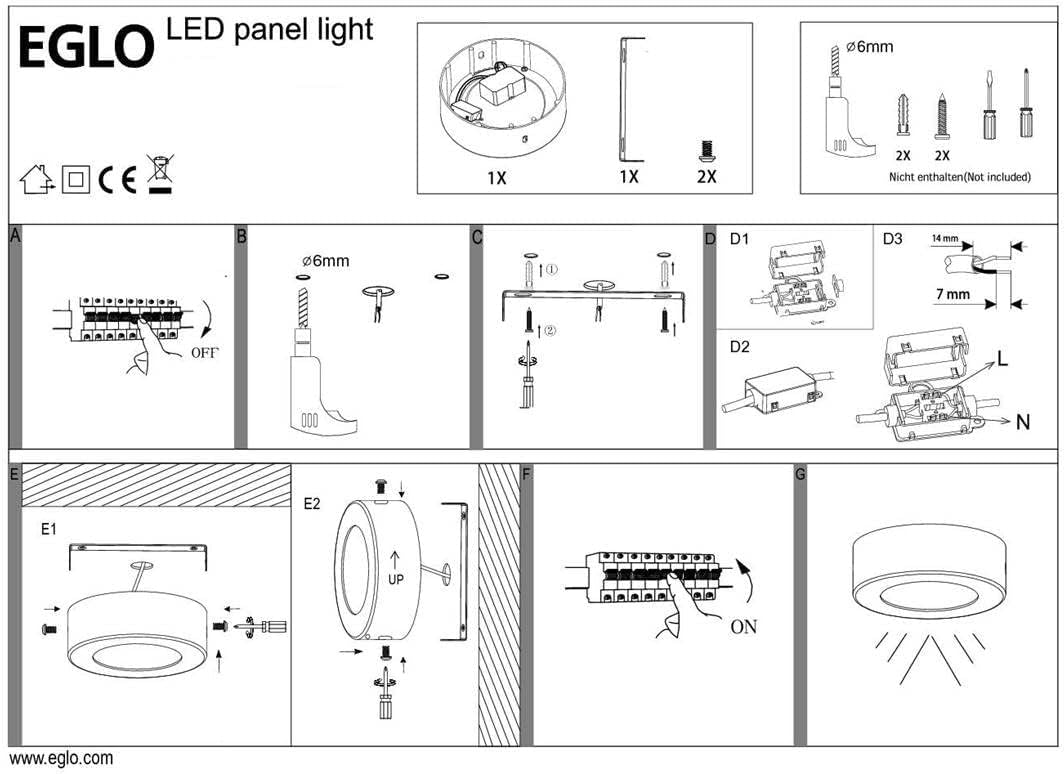 eglo-argolis-c-smart-home-led-deckenlampe-22-5-cm-app-alexa-ip44 image 4