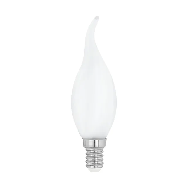 eglo-led-lampe-e14-kerze-milky-4w-470lm-warmwei-2700k image 1