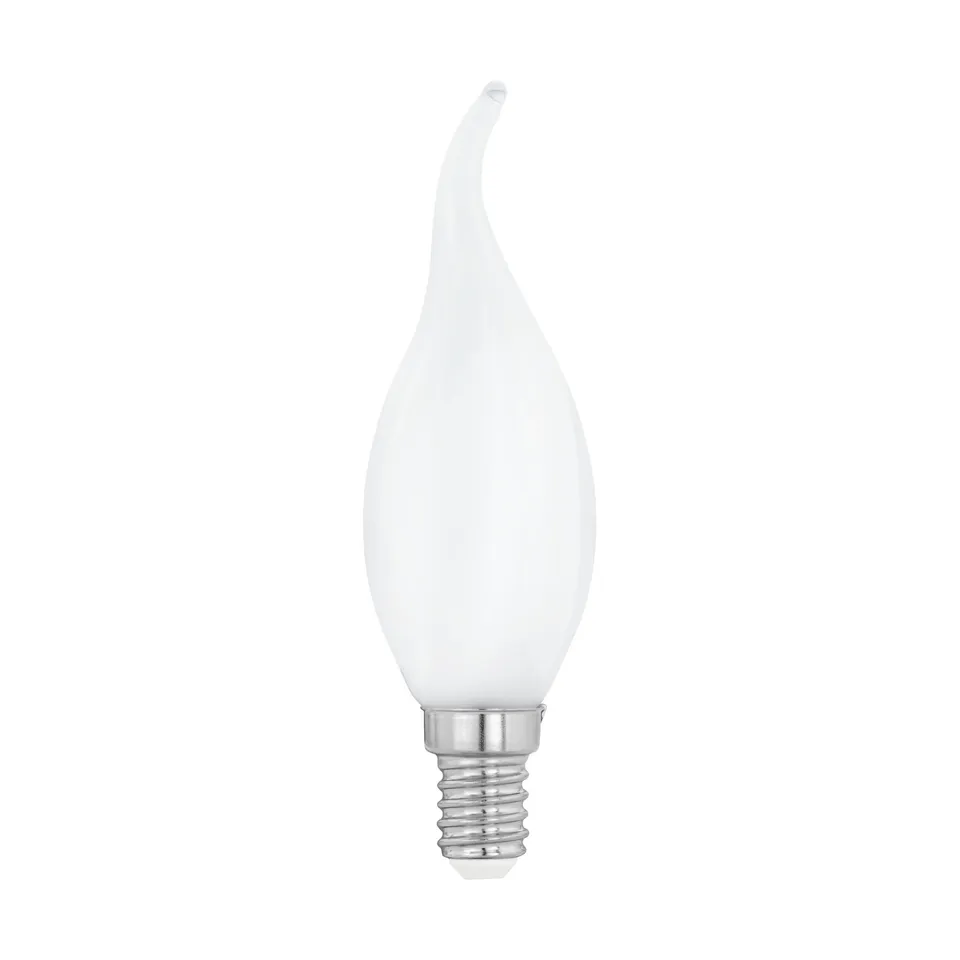 eglo-led-lampe-e14-kerze-milky-4w-470lm-warmwei-2700k image 1
