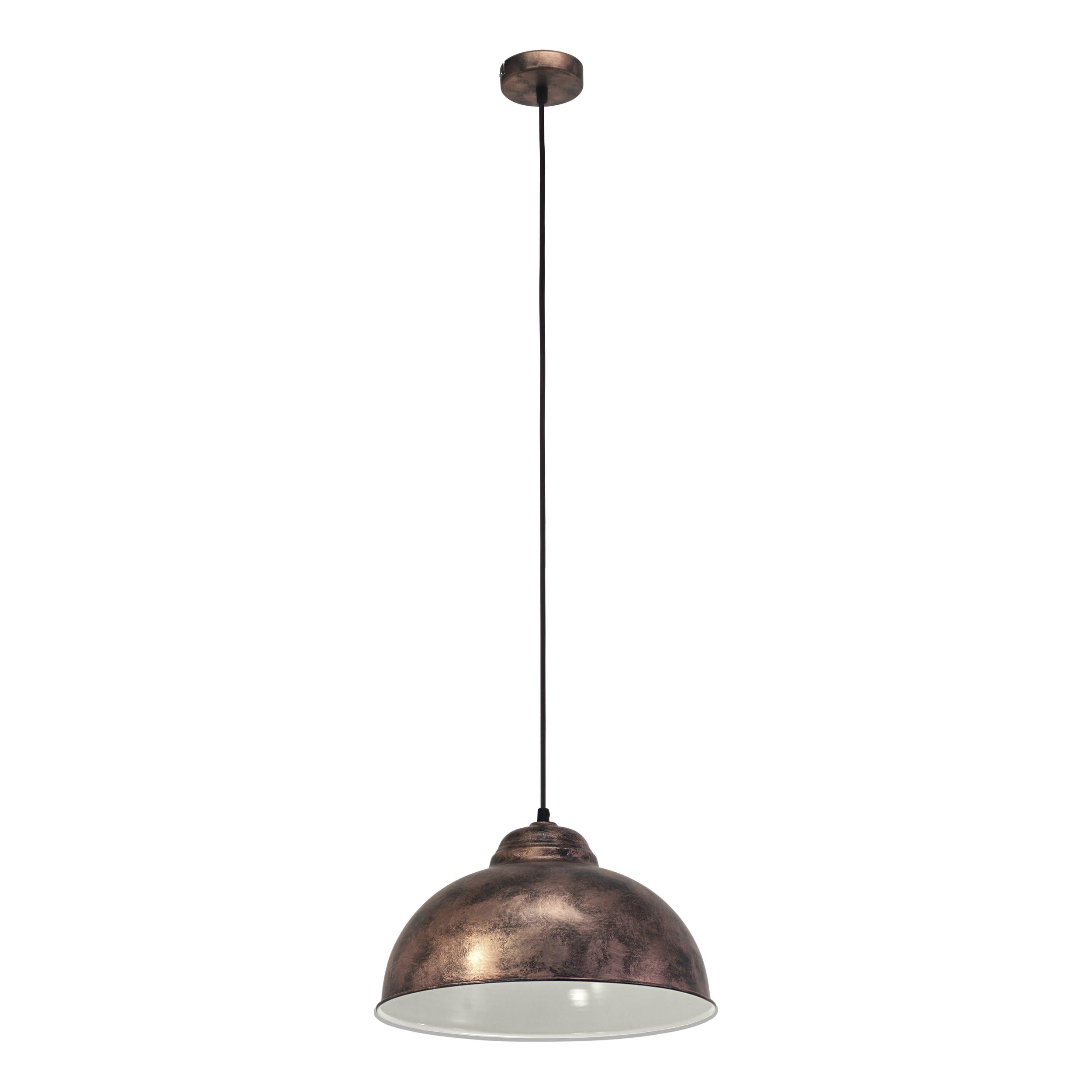 eglo-truro-2-pendelleuchte-vintage-rostoptik-e27-37-cm image 1