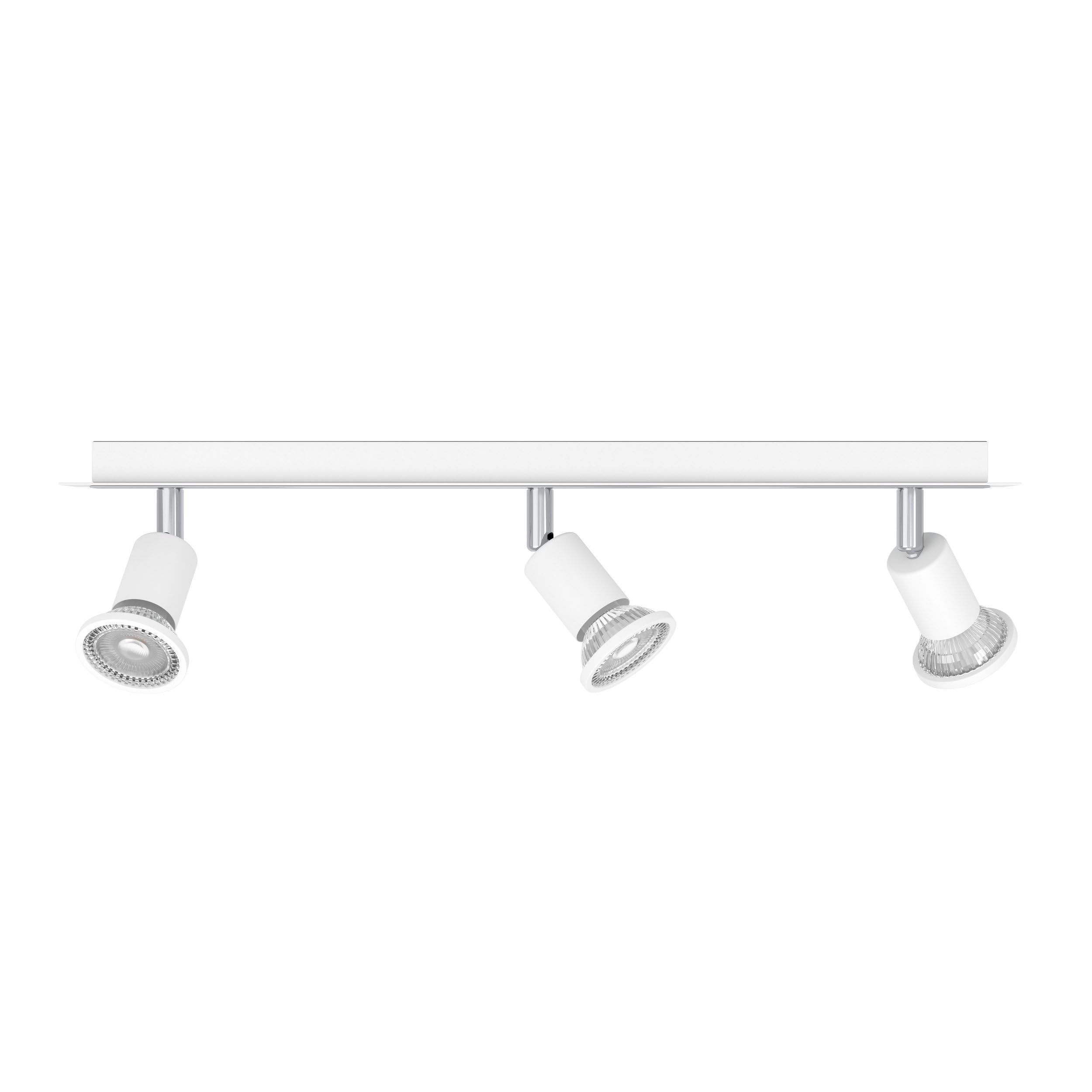 eglo-sarria-deckenlampe-3-flammig-wei-chrom-gu10-inkl-leuchtmittel image 2