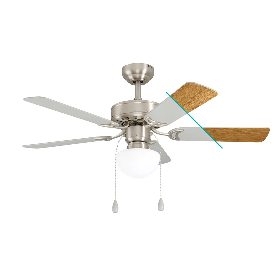 eglo-cadiz-deckenventilator-mit-licht-106-6-cm-silber-eiche image 1