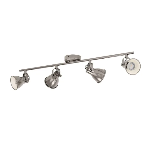 eglo-seras-led-deckenleuchte-4-flammig-industrial-nickel-antik-schwenkbar-inkl-g image 1