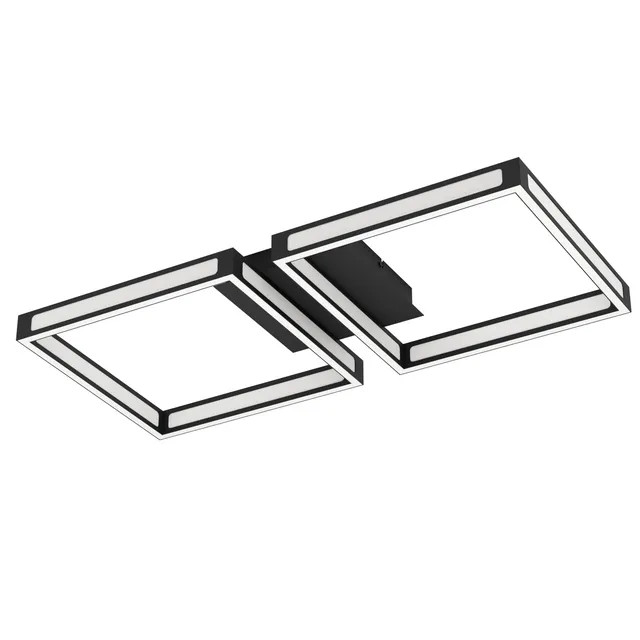 eglo-altaflor-led-deckenleuchte-eckig-65x30-cm-schwarz-wei-3000k image 1