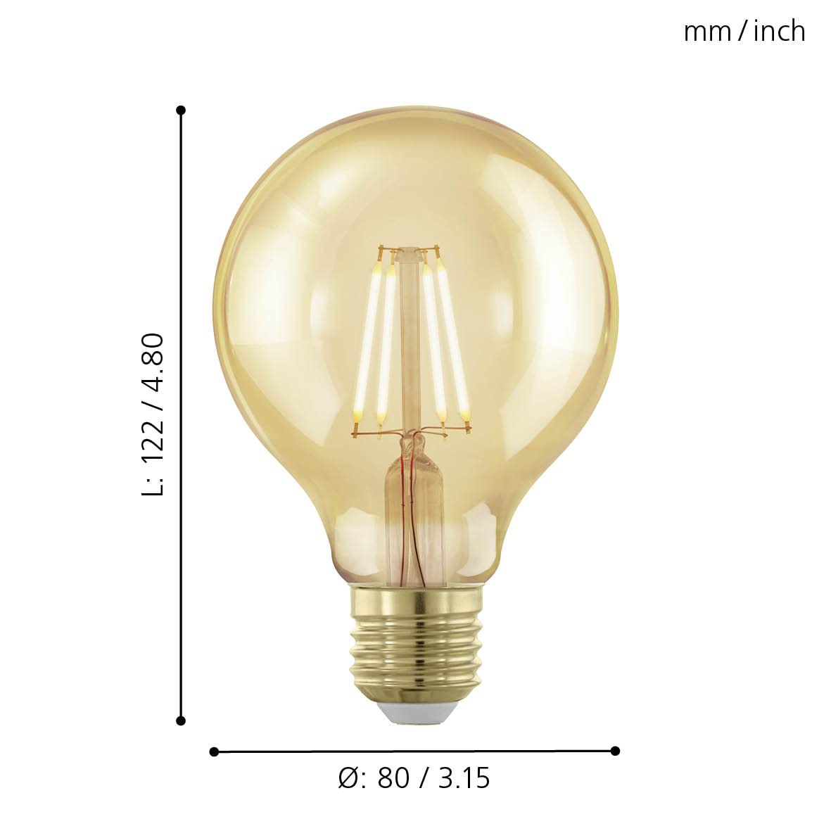 eglo-e27-led-globe-g80-golden-vintage-dimmbar-4w-320lm-warmwei-1700k-8-cm image 4