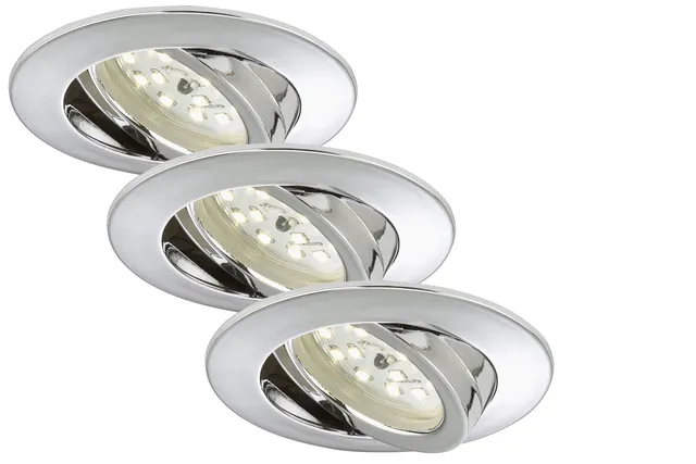 briloner-led-einbauleuchten-set-chrom-5w-400lm-warmwei-30mm-einbautiefe image 1