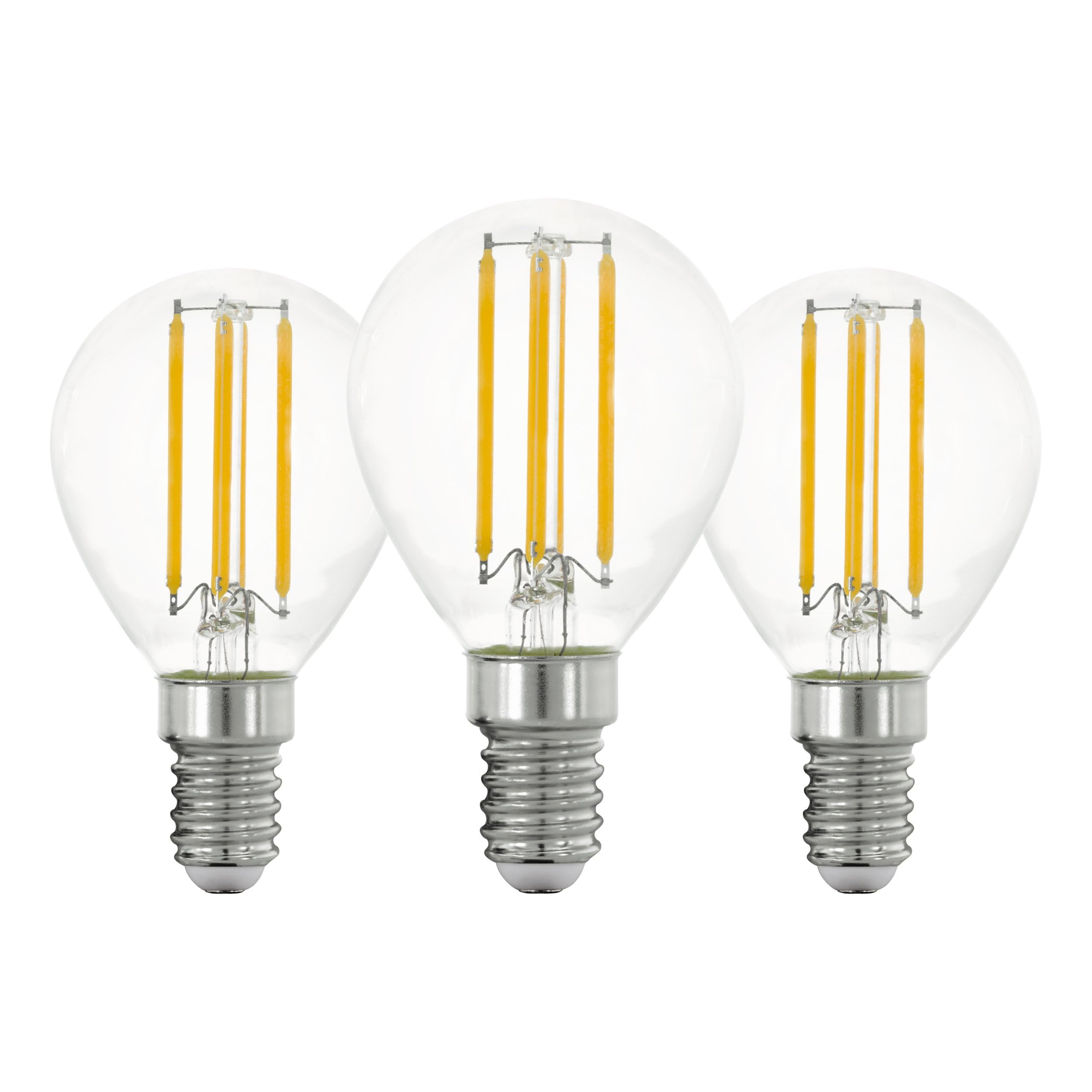 eglo-set-aus-3-e14-filament-led-lampen-p45-transparent-7w-2700k image 1