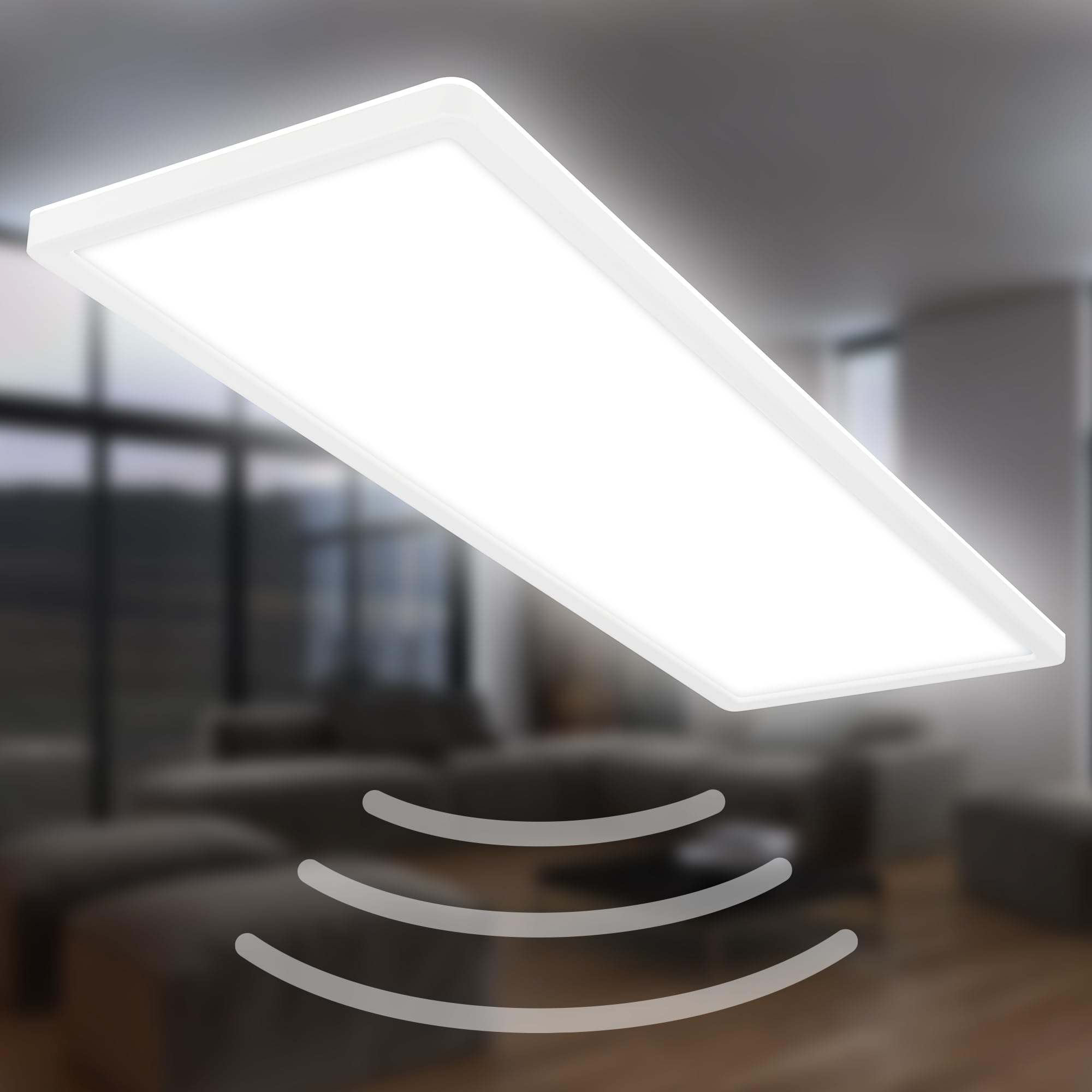 briloner-led-deckenlampe-mit-bewegungsmelder-ip44-panel-58x20-cm-wei-22-w-3000-l image 1