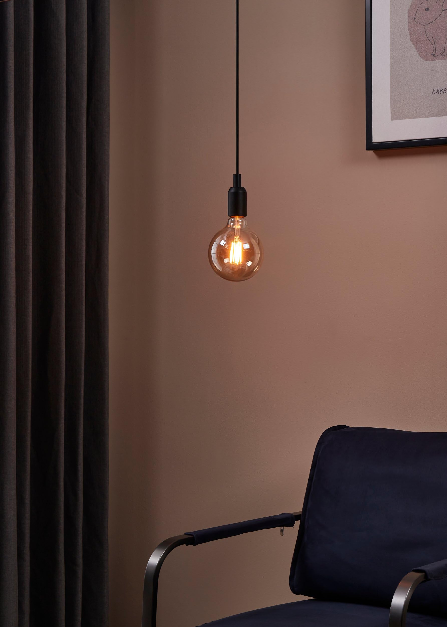 eglo-e27-led-lampe-golden-vintage-g125-dimmbar-4w-warmwei image 4