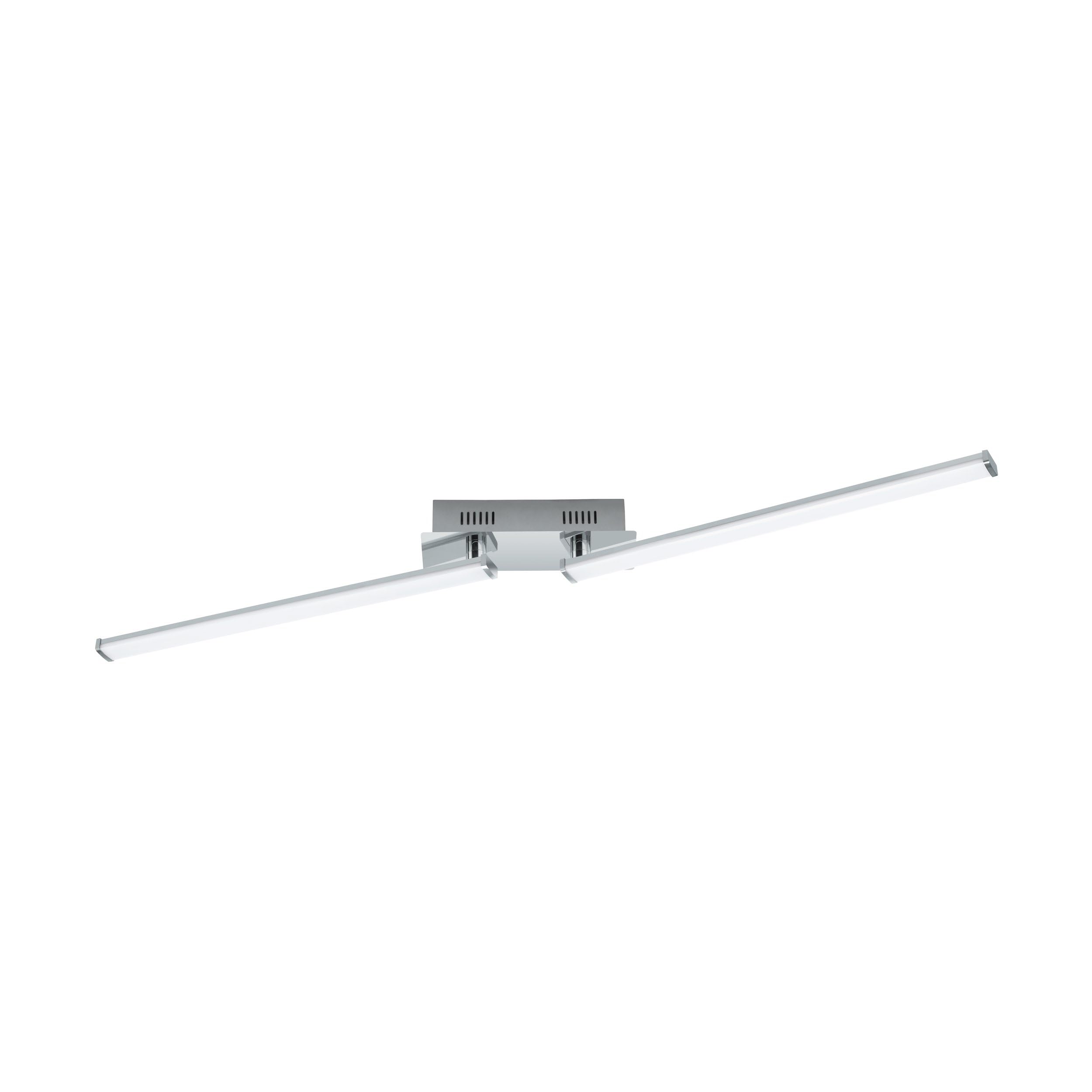 eglo-lasana-2-led-deckenleuchte-2-flammig-alu-2200-lumen image 1