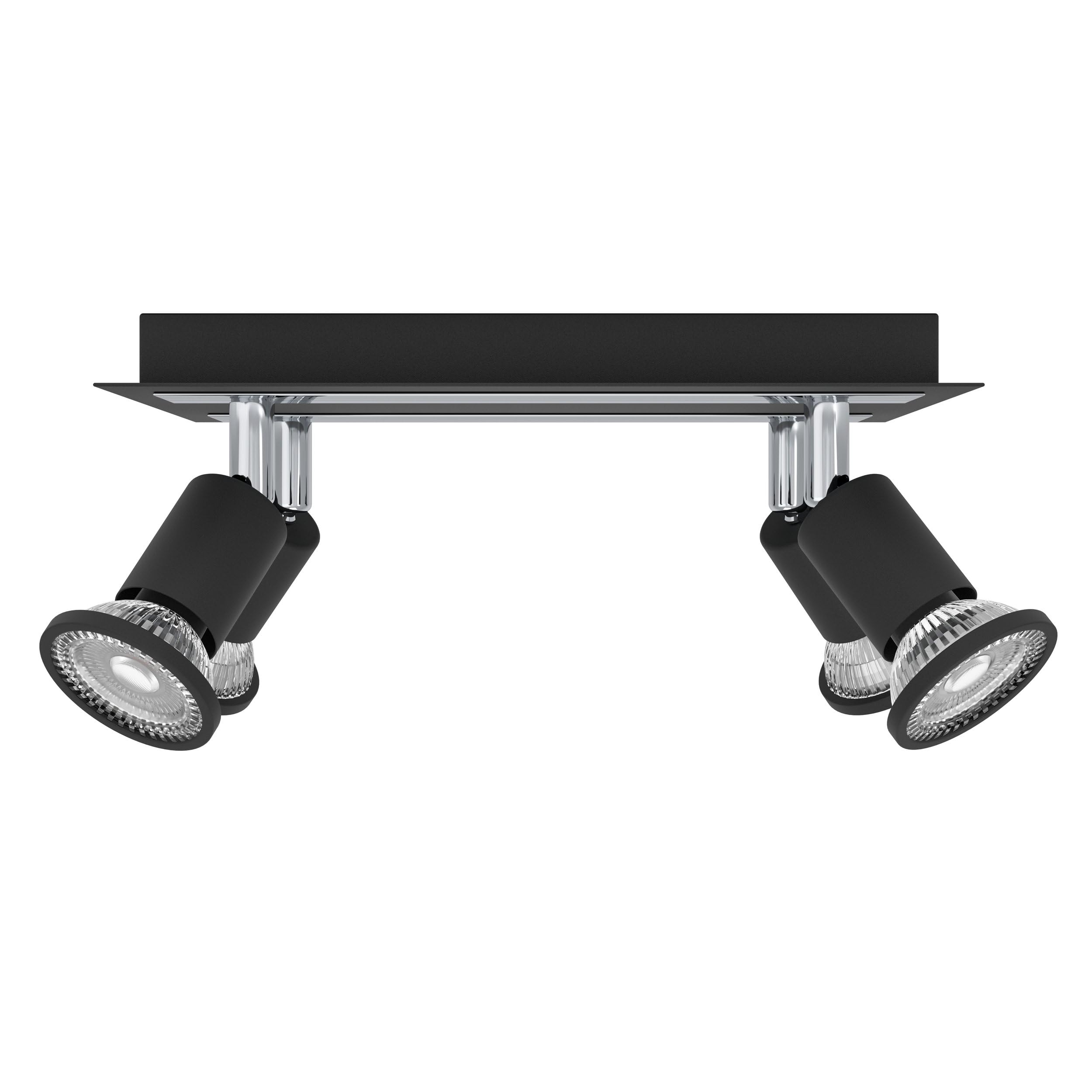 eglo-sarria-led-deckenstrahler-4-flammig-schwarz-chrom-gu10-warmwei image 2