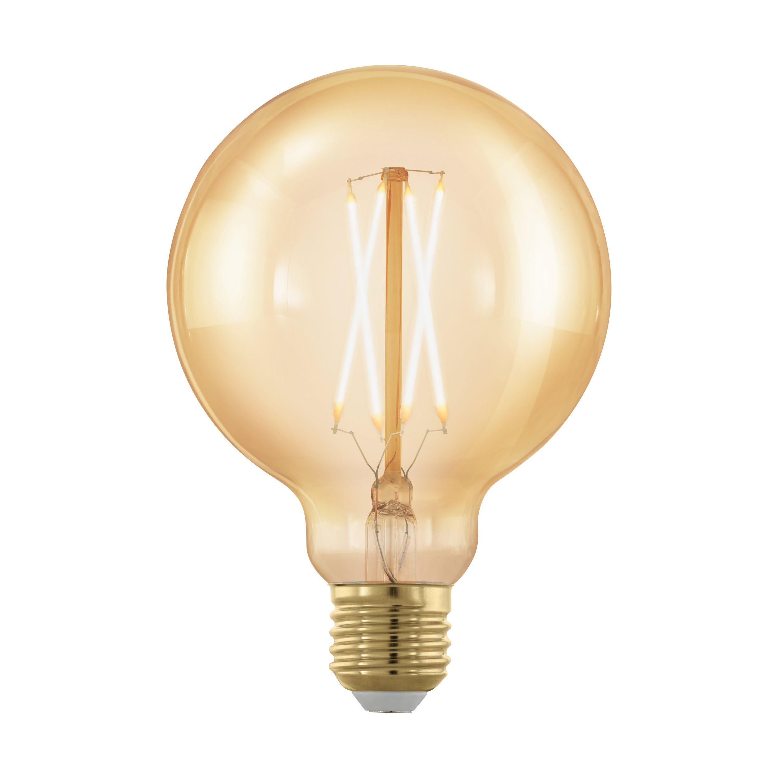 eglo-golden-vintage-led-leuchtmittel-e27-g95-globe-dimmbar-9-5-cm image 2