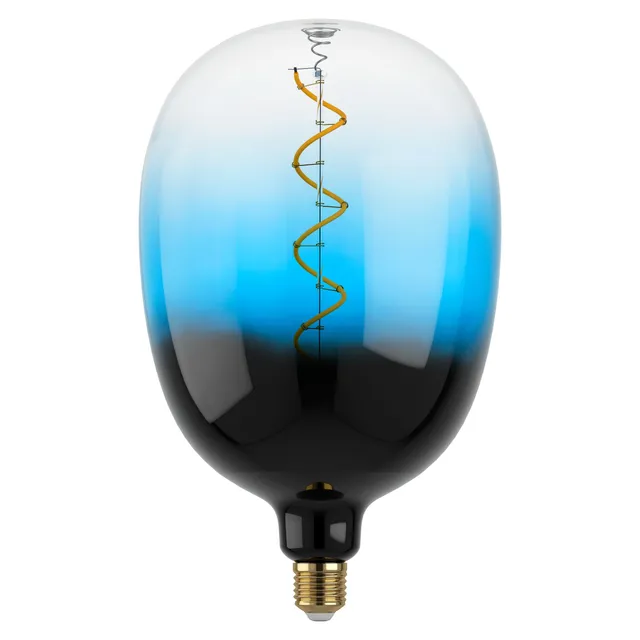 eglo-spiral-big-size-t180-e27-retro-gl-hbirne-xxl-dimmbar-petrol-schwarz-2000k image 1