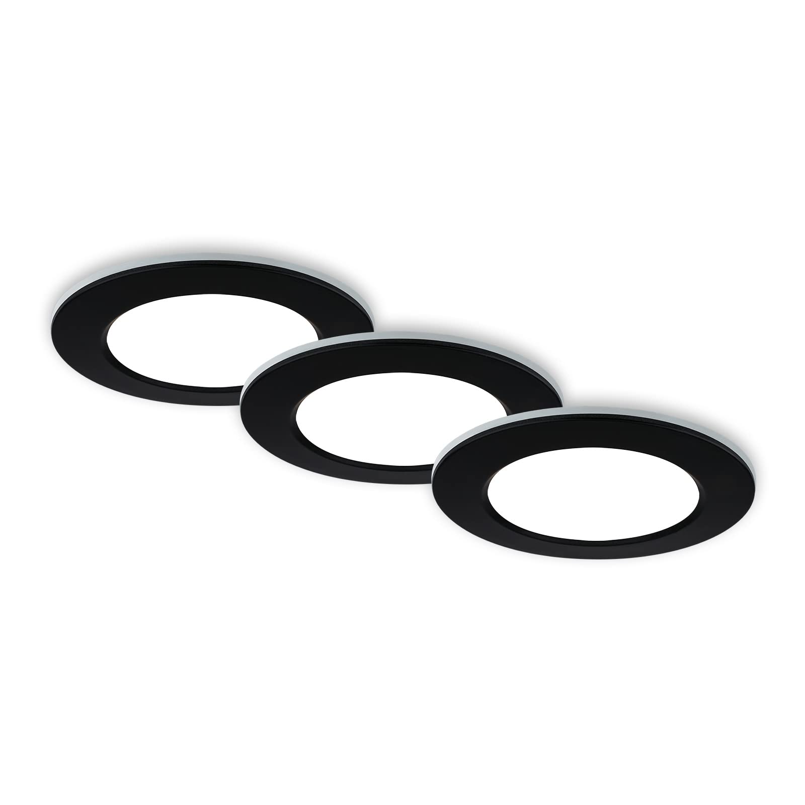 briloner-bad-einbaustrahler-3er-set-schwarz-mit-fernbedienung-cct-dimmbar-ip44 image 1