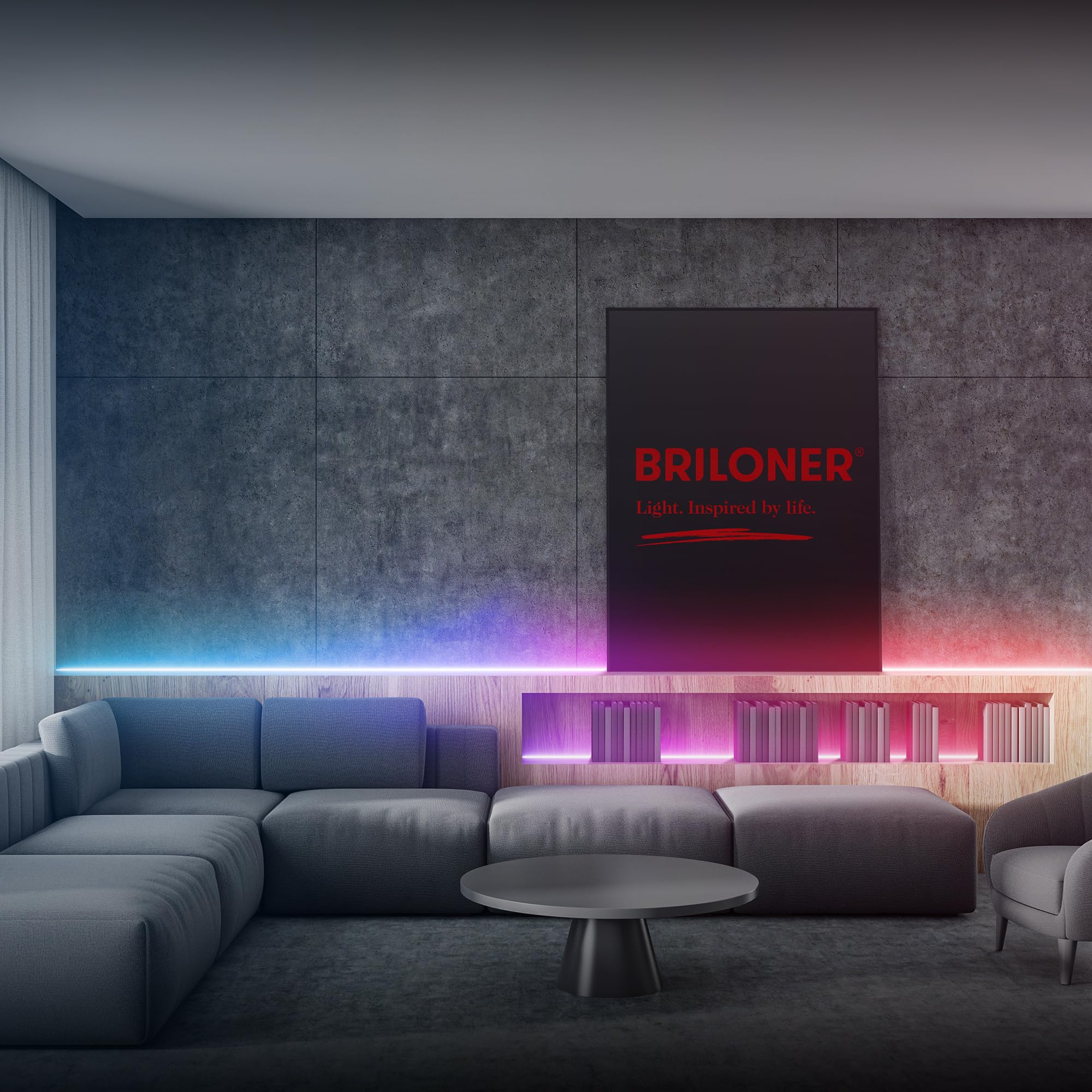 briloner-led-strip-5m-rgbic-cct-dimmbar-mit-fernbedienung-5000x10x3-mm-wei image 4