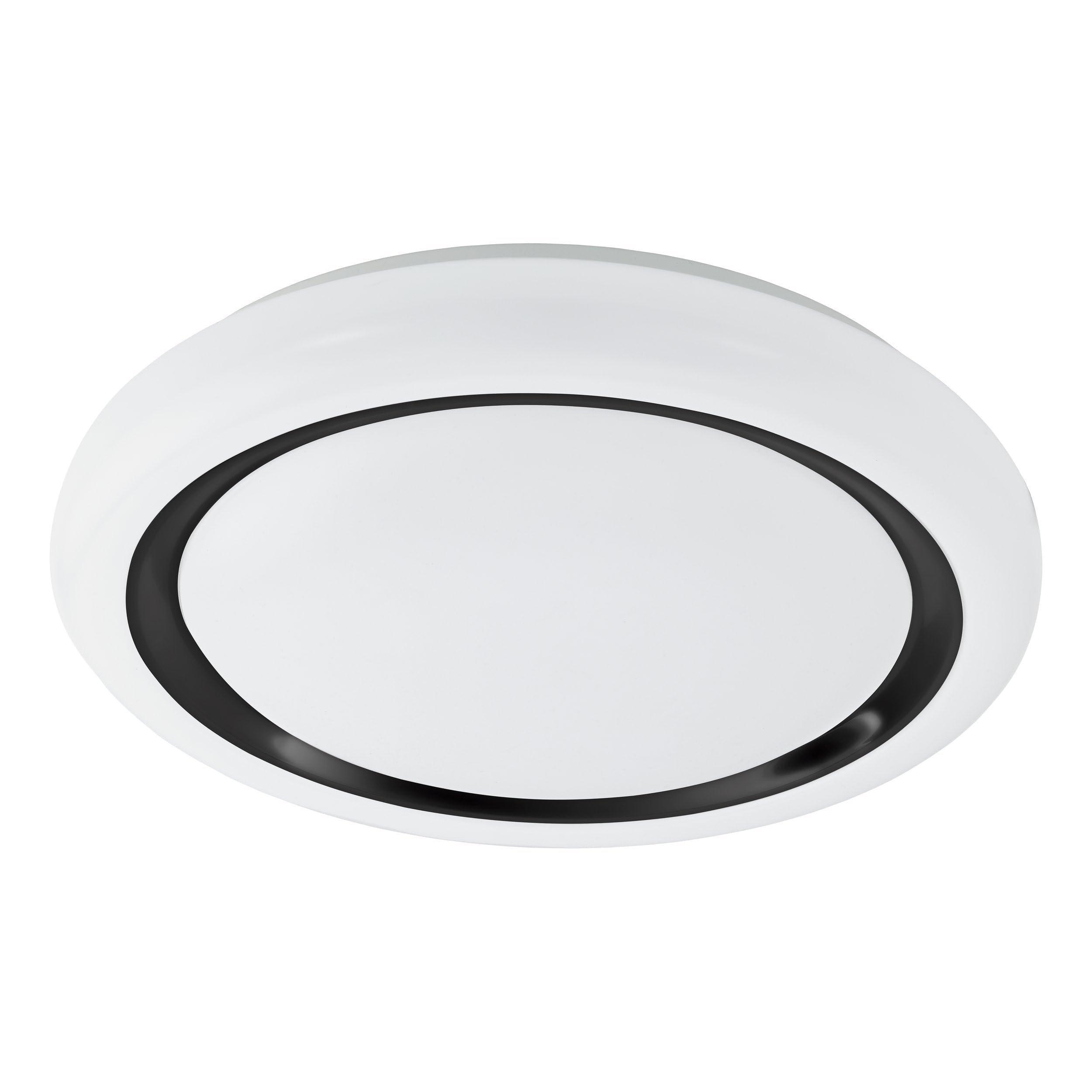 eglo-capasso-runde-led-deckenleuchte-48-cm-wei-schwarz-warmwei image 1