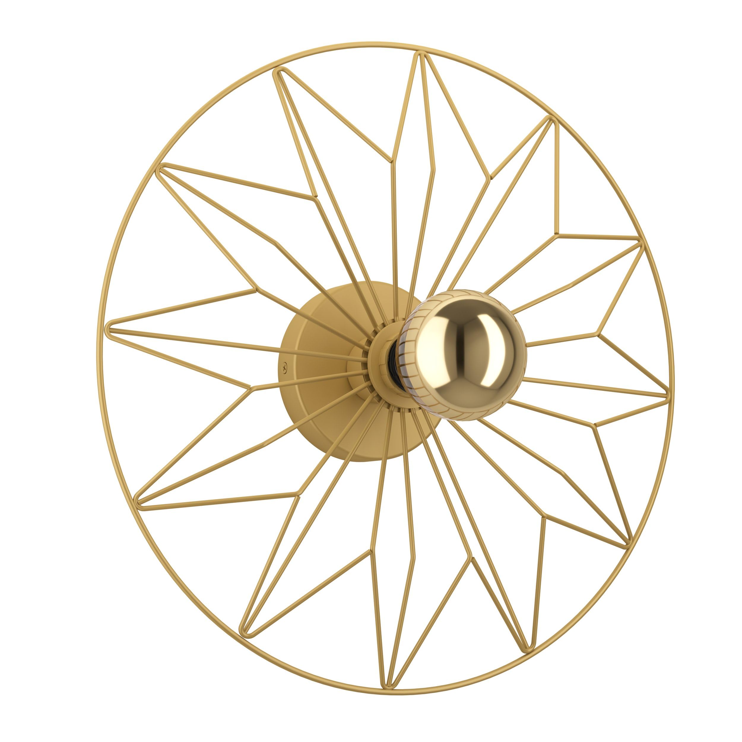 eglo-castanuelo-deckenleuchte-e27-42-5-cm-gold-stern-retro image 1