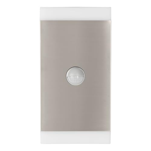eglo-carpinera-led-au-en-wandlampe-2-flammig-up-down-edelstahl-wei-bewegungsmeld image 8
