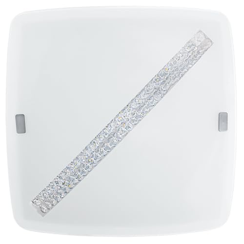 eglo-osseja-led-deckenleuchte-34-x-34-cm-wei-mit-brillantglas-1850-lumen-warmwei image 3