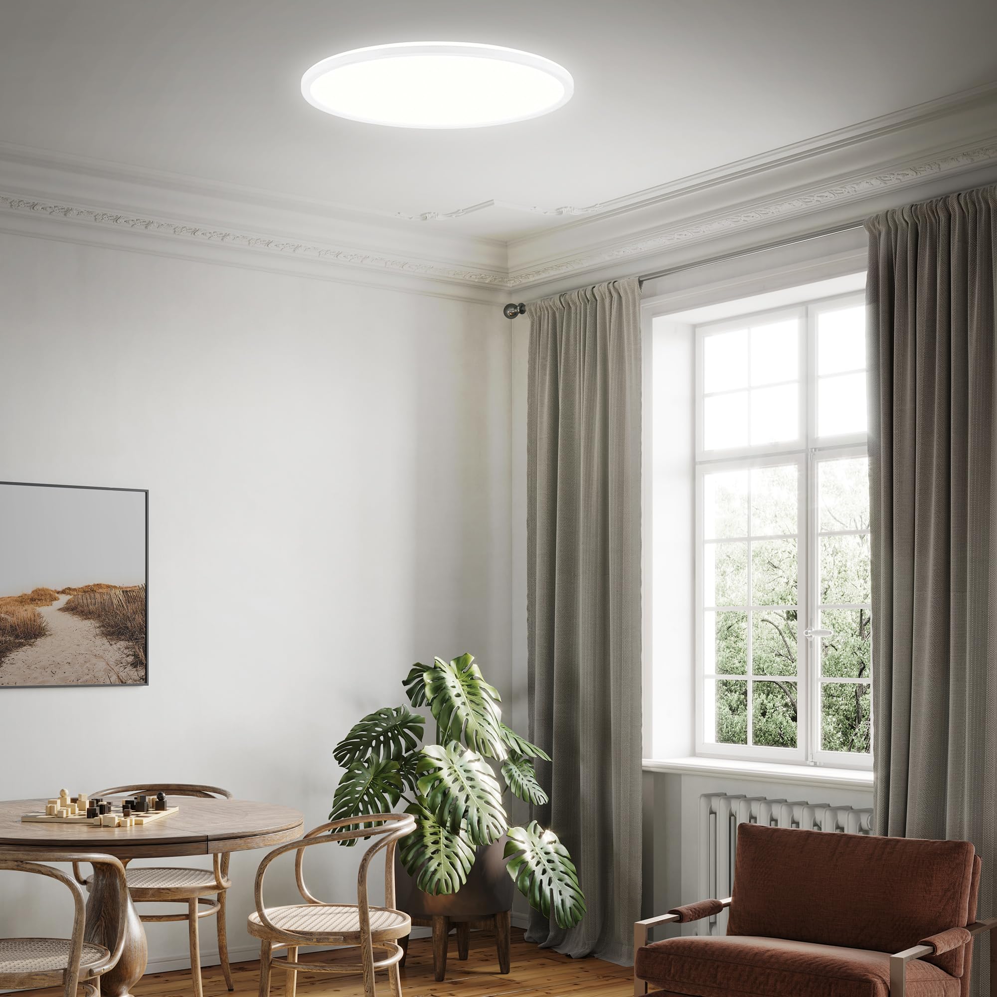 briloner-led-deckenlampe-flach-42-cm-wei-mit-fernbedienung-22w-3000-lm image 6
