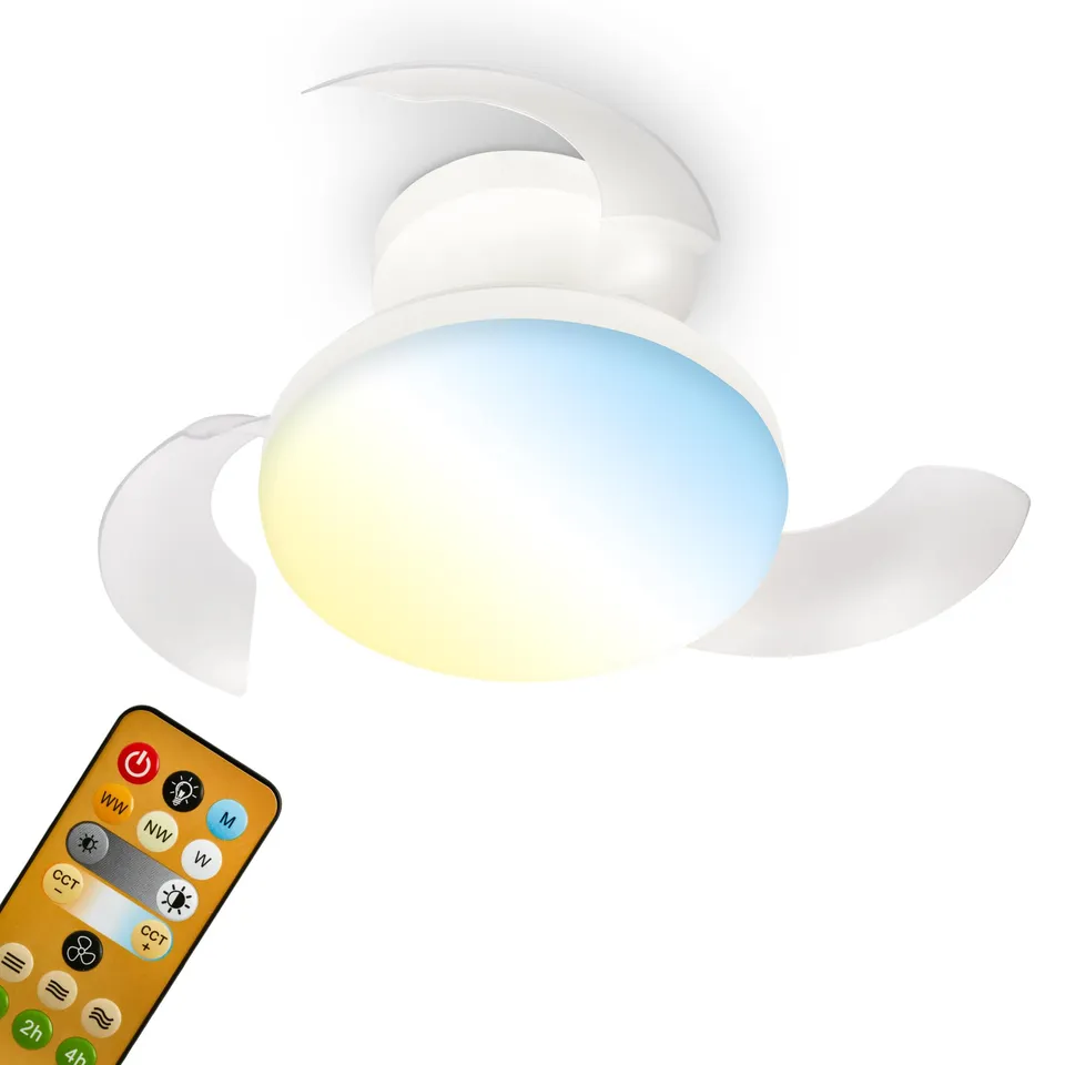 briloner-led-deckenventilator-mit-beleuchtung-wei-44-cm-dimmbar-cct-mit-fernbedi image 1