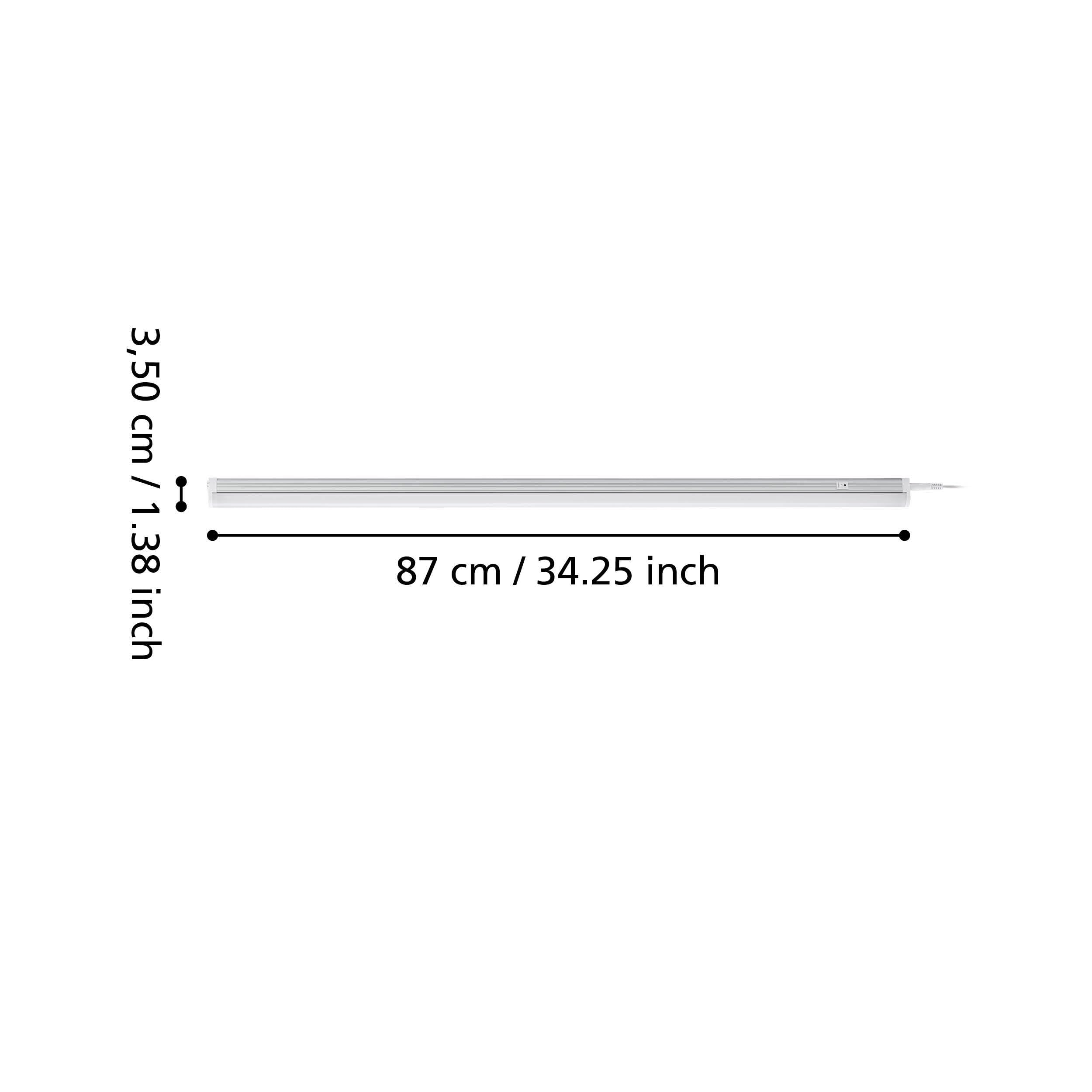 eglo-enja-led-deckenlampe-87-cm-alu-neutralwei image 2