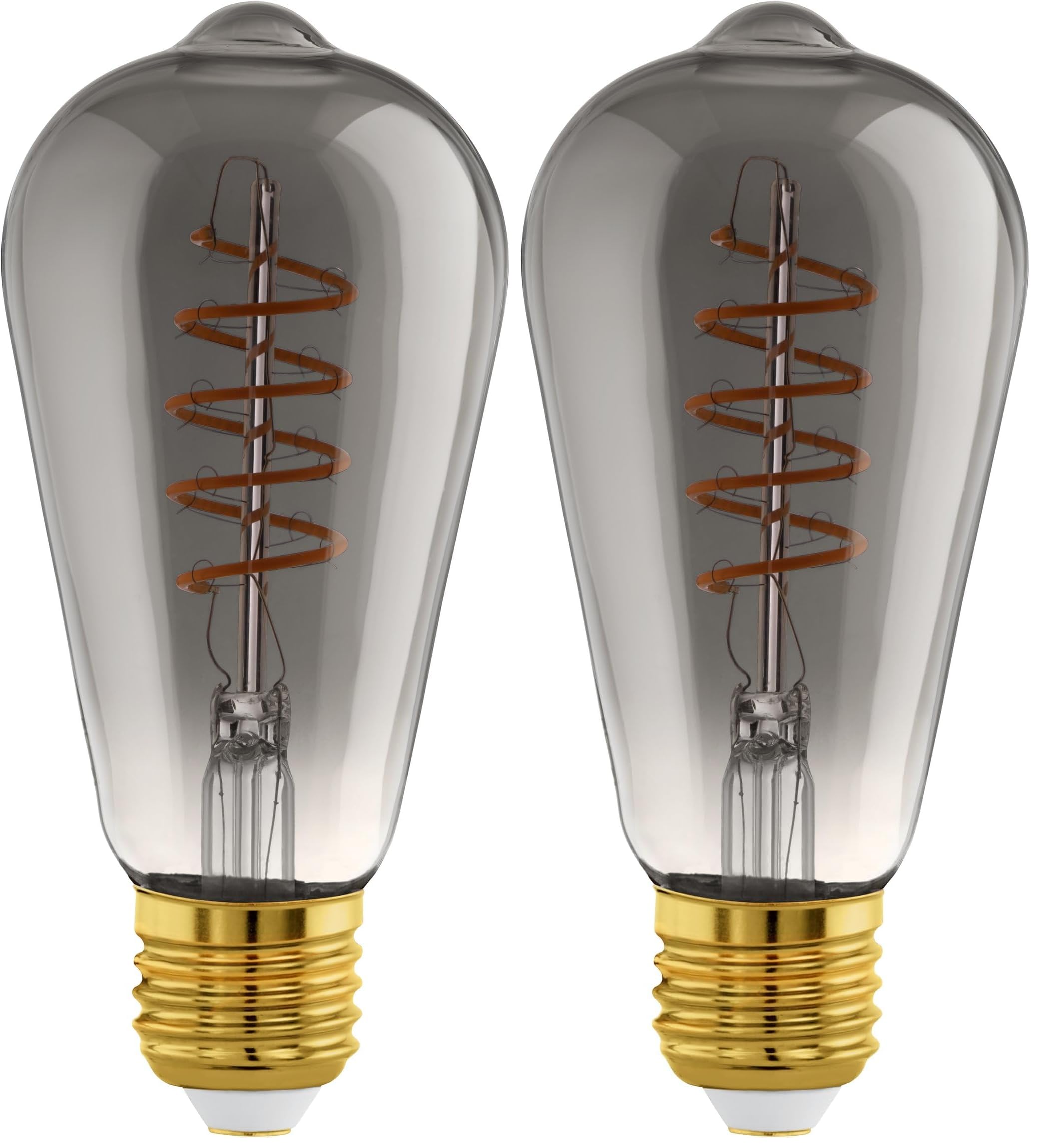 eglo-spiral-e27-led-gl-hbirne-vintage-st64-schwarz-transparent-dimmbar image 6
