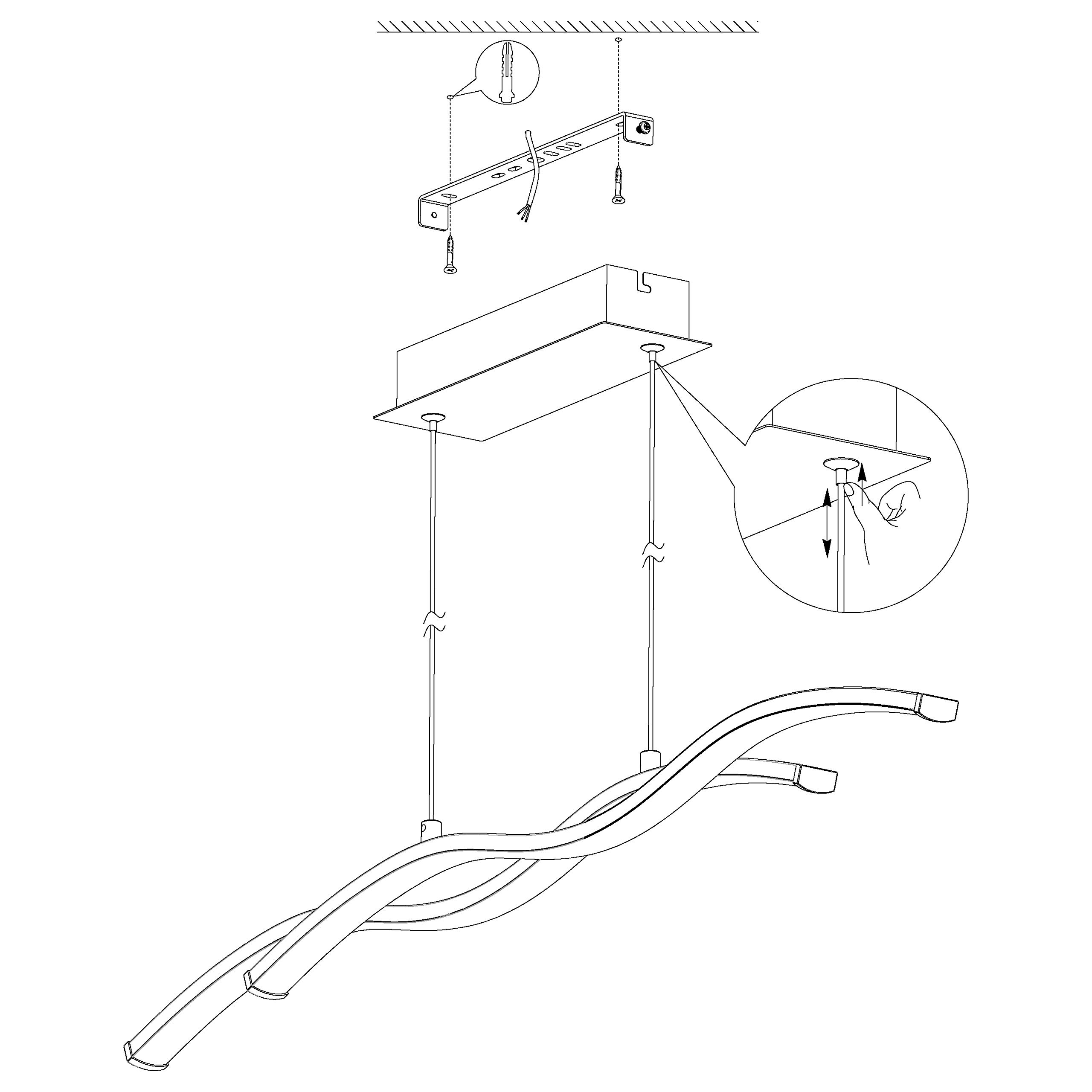 eglo-miraflores-led-pendelleuchte-2-flammig-120-cm-gold-wei image 3