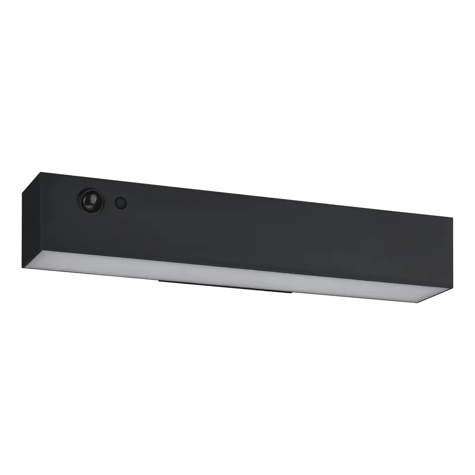 eglo-voscari-led-solar-wandleuchte-au-en-anthrazit-mit-bewegungsmelder-ip54 image 1