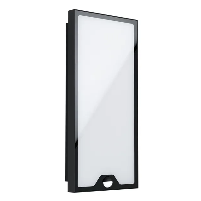 eglo-casazza-led-au-en-wandleuchte-mit-bewegungsmelder-ip44-schwarz image 1